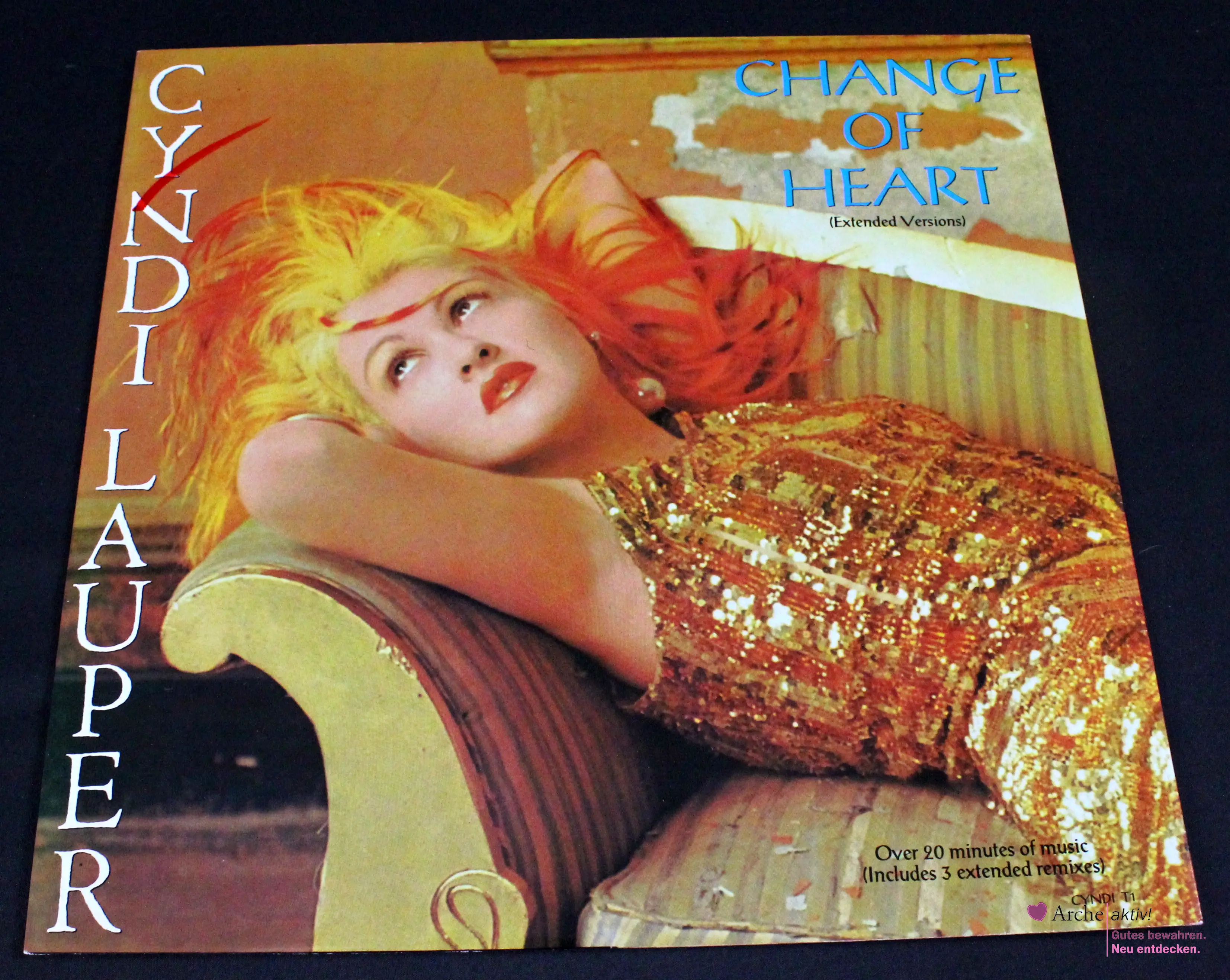 Cyndi Lauper - Change Of Heart - Extended Versions (Vinyl) Maxi Single, gebraucht