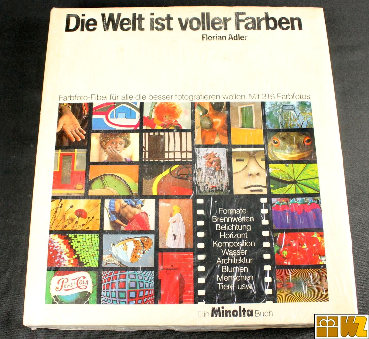 Minolta-Buch Florian Adler: Die Welt ist voller Farben, neu OVP