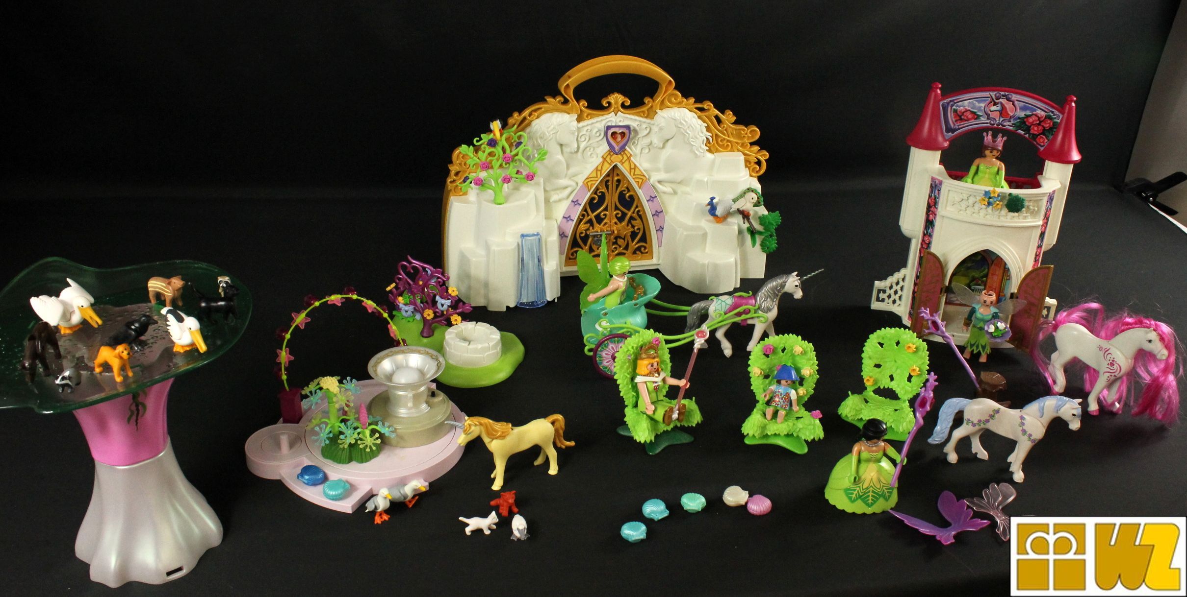 Playmobil Paket Zauberfeenland Köfferchen + viel Zubehör, gebr., s. guter Zust.