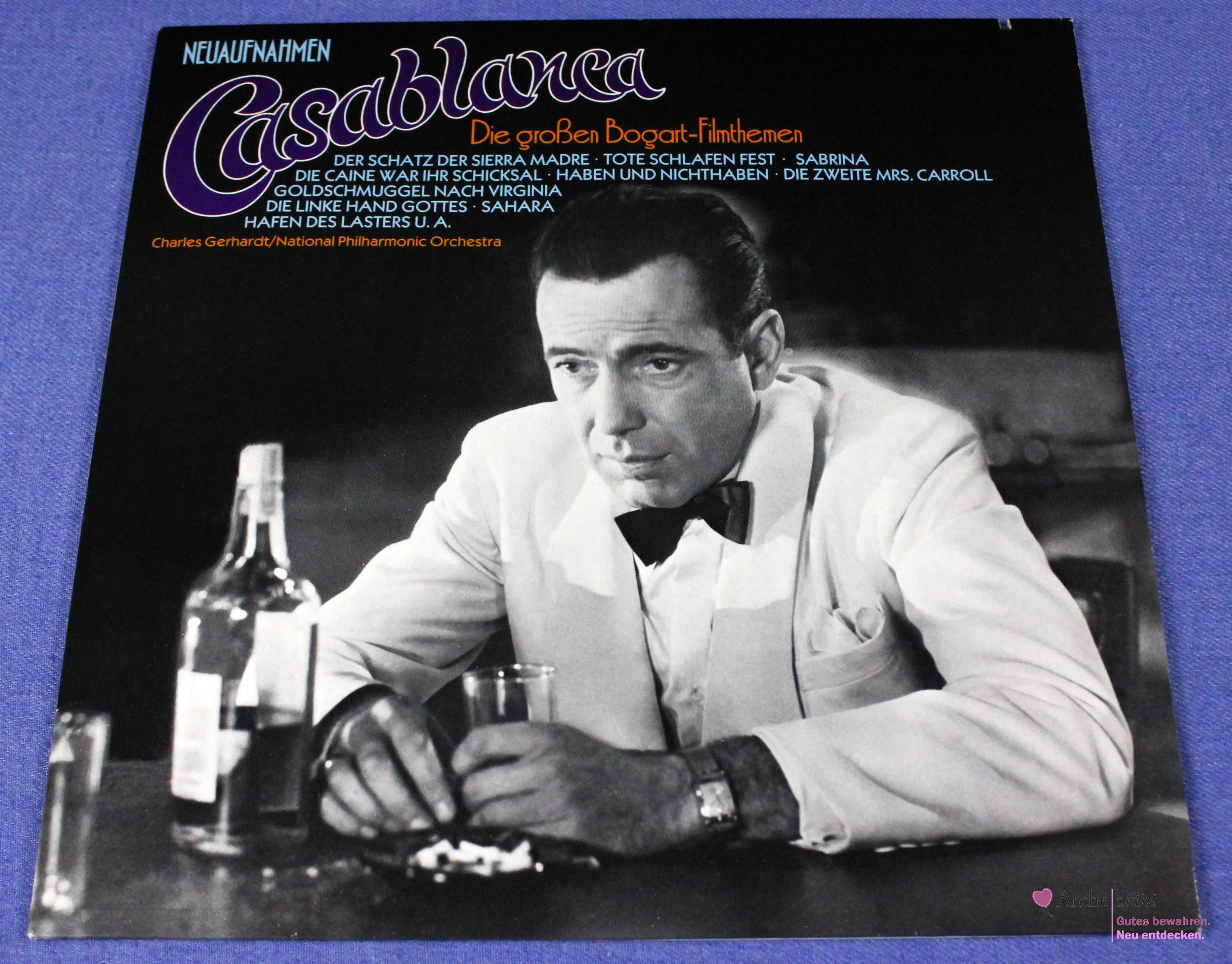 Casablanca - Die Großen Bogart-Filmthemen - Neuaufnahmen (Vinyl) LP, gebraucht