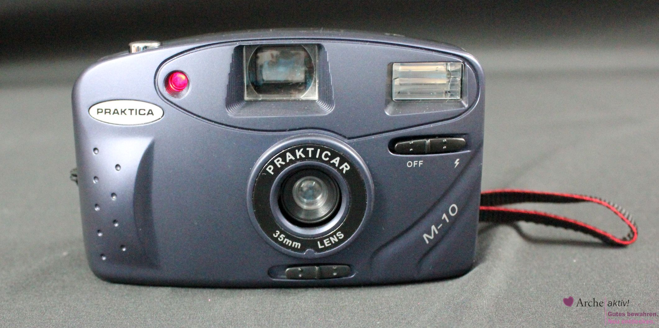 Praktica M-10, Prakticar 35mm Lens, analoge Kamera, gebraucht