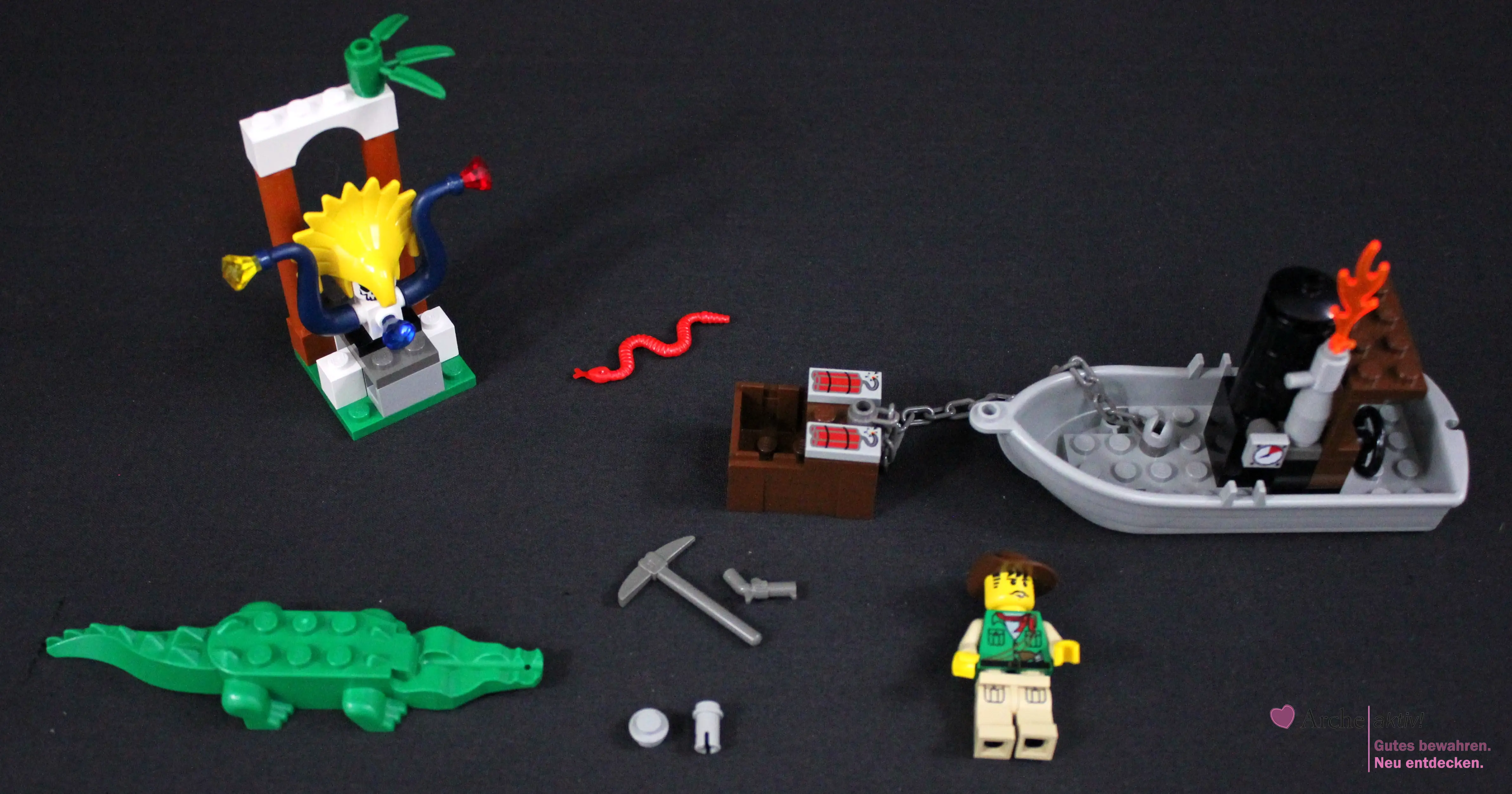 LEGO Adventures 7410 Abenteuer Dschungelfluss, gebraucht