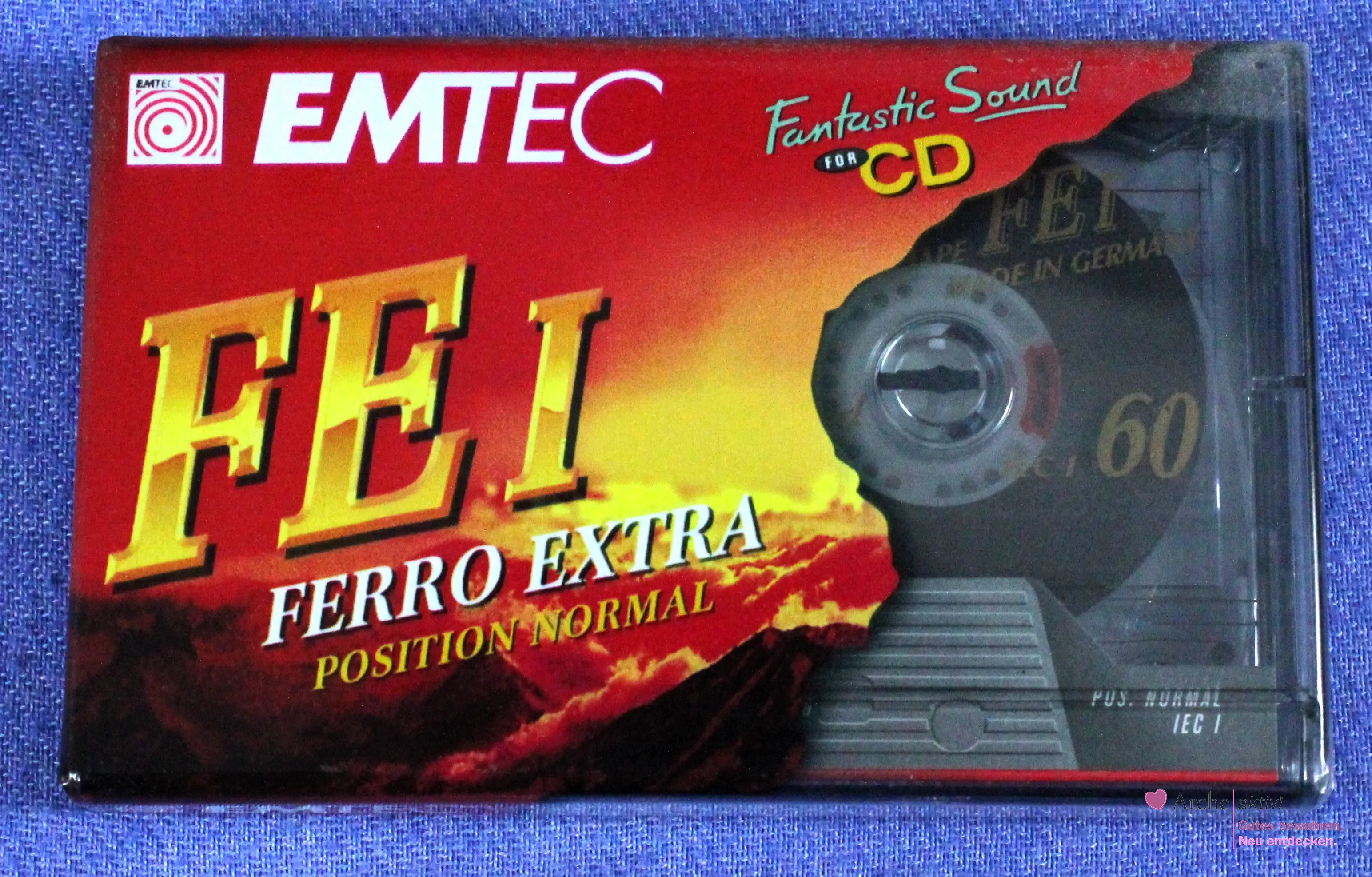 EMTEC FE 1 Ferro Extra Audio Leerkassette 60 Minuten, neu OVP