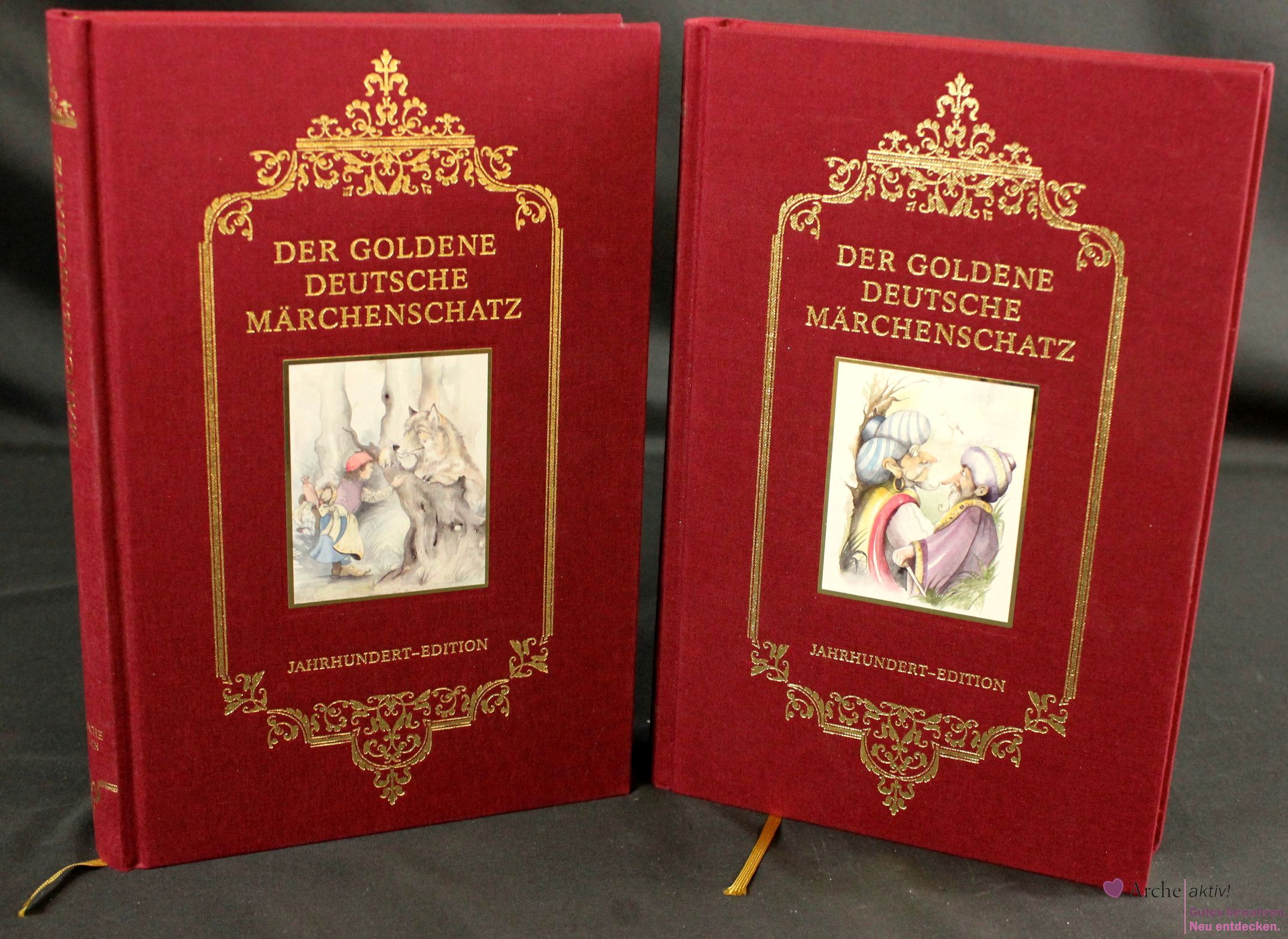 Der goldene deutsche Märchenschatz, 2 Bände, Jahrhundert-Edition, gebraucht