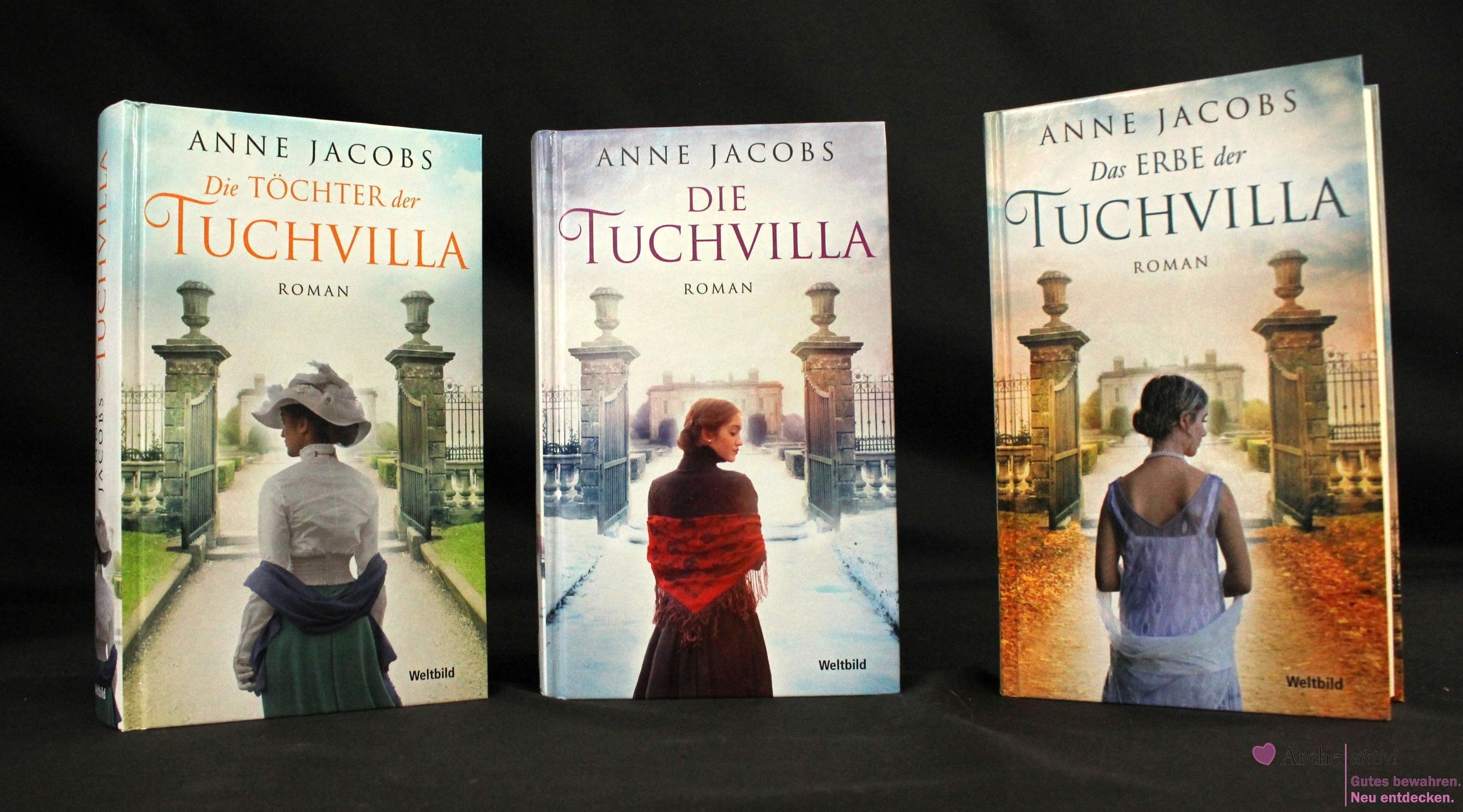 Anne Jacobs / Die Tuchvilla Saga, Band 1-3, gebraucht