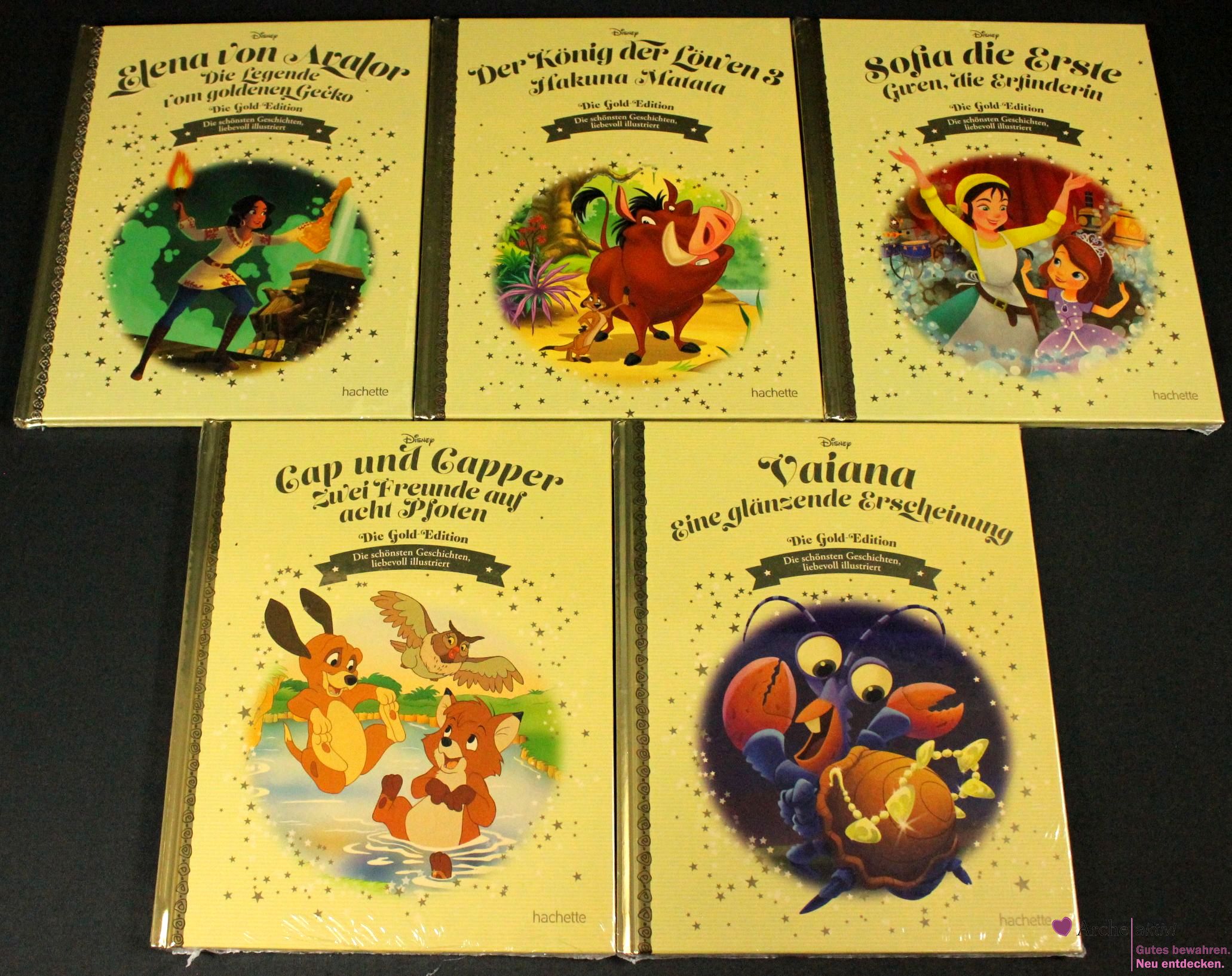 Disney Gold Edition Buchpaket, Bände 121 - 125, OVP