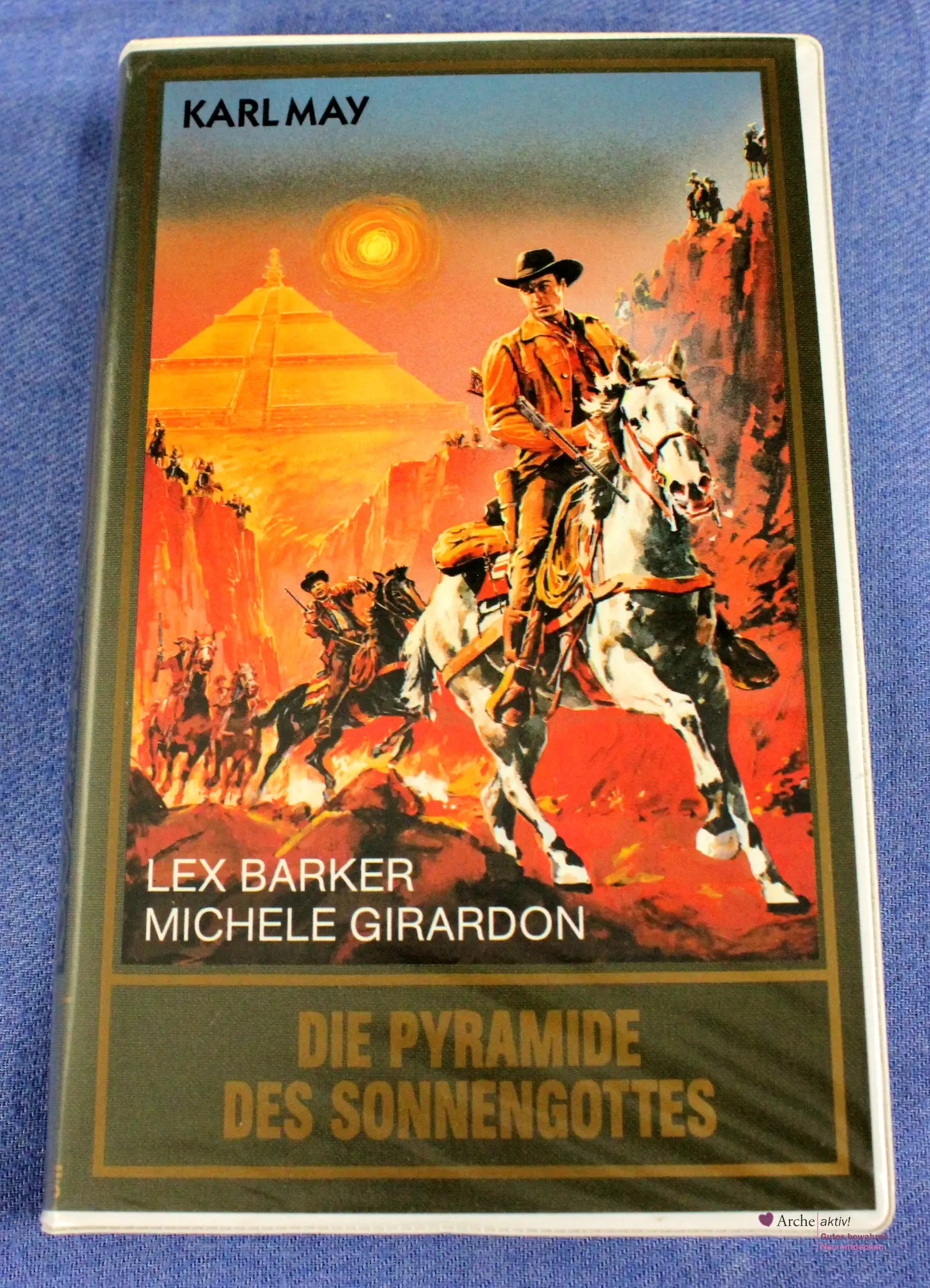 Karl May - Die Pyramide des Sonnengottes, VHS-Kassette, gebraucht