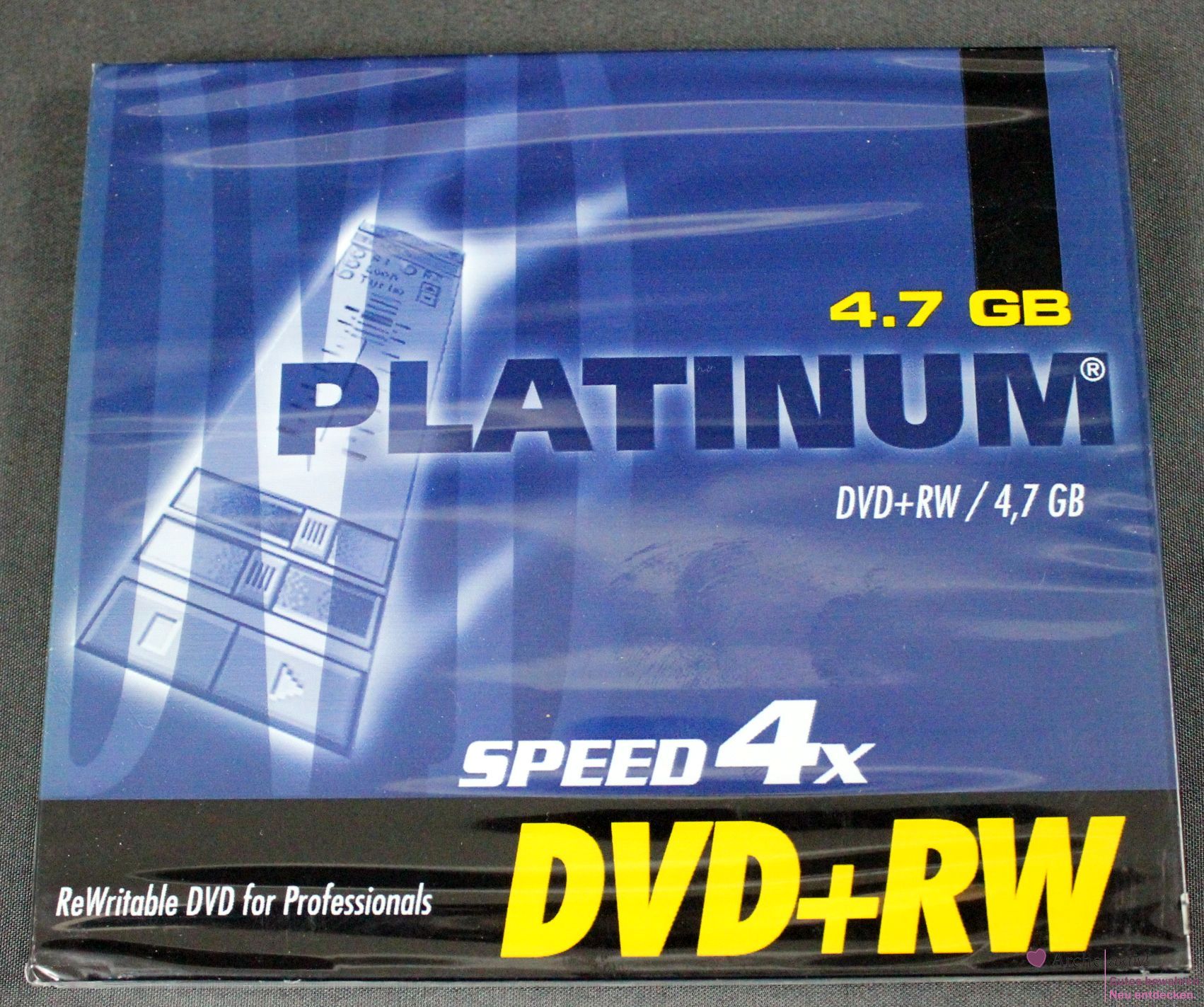 DVD+RW Platinum 4,7 GB, 6 Stück - DVD+R Platinum 4,7 GB, 4 Stück, Neu in OVP