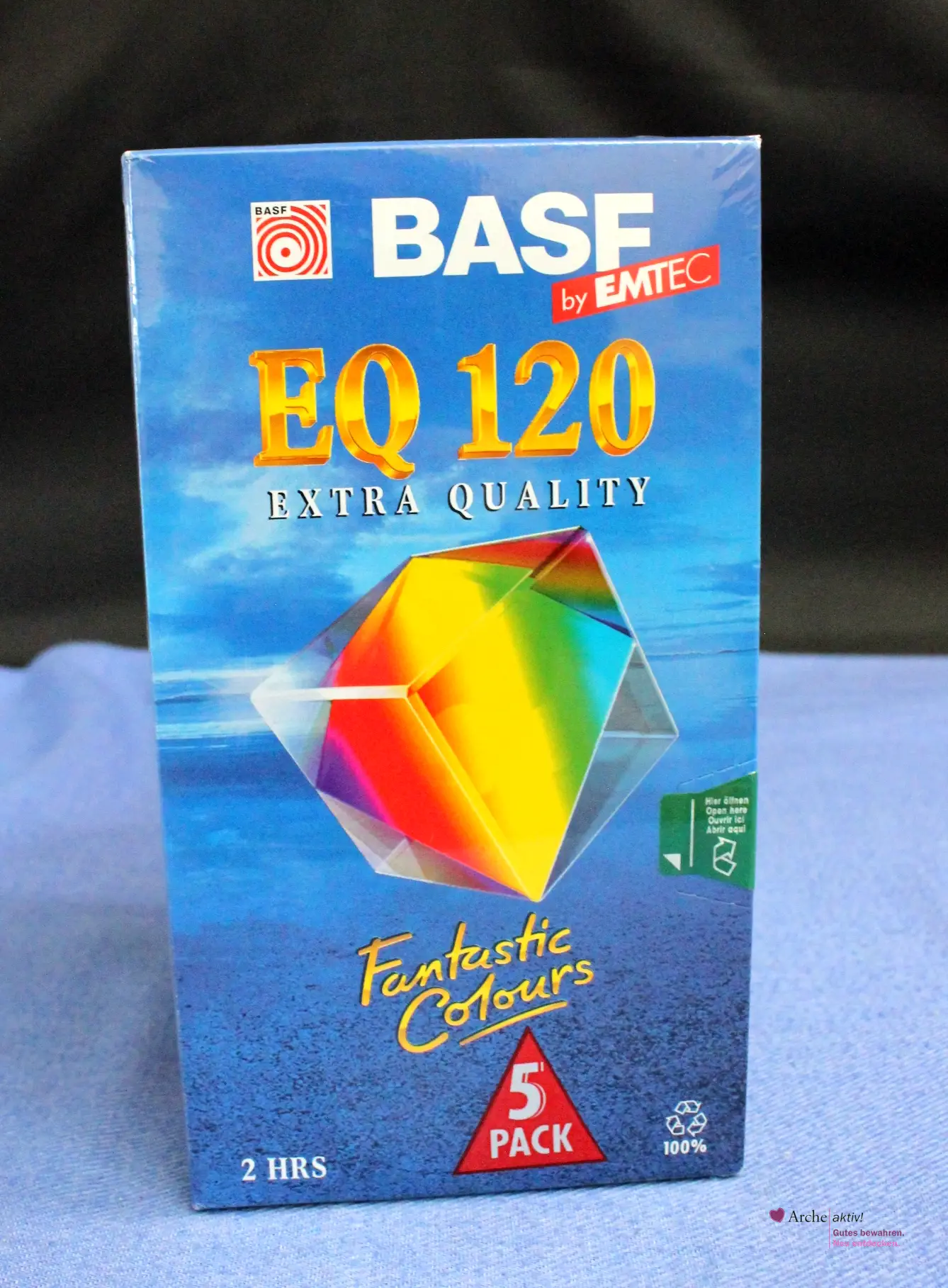 EMTEC BASF EQ 120 VHS-Leerkassetten, 5 Stück, Neu in OVP