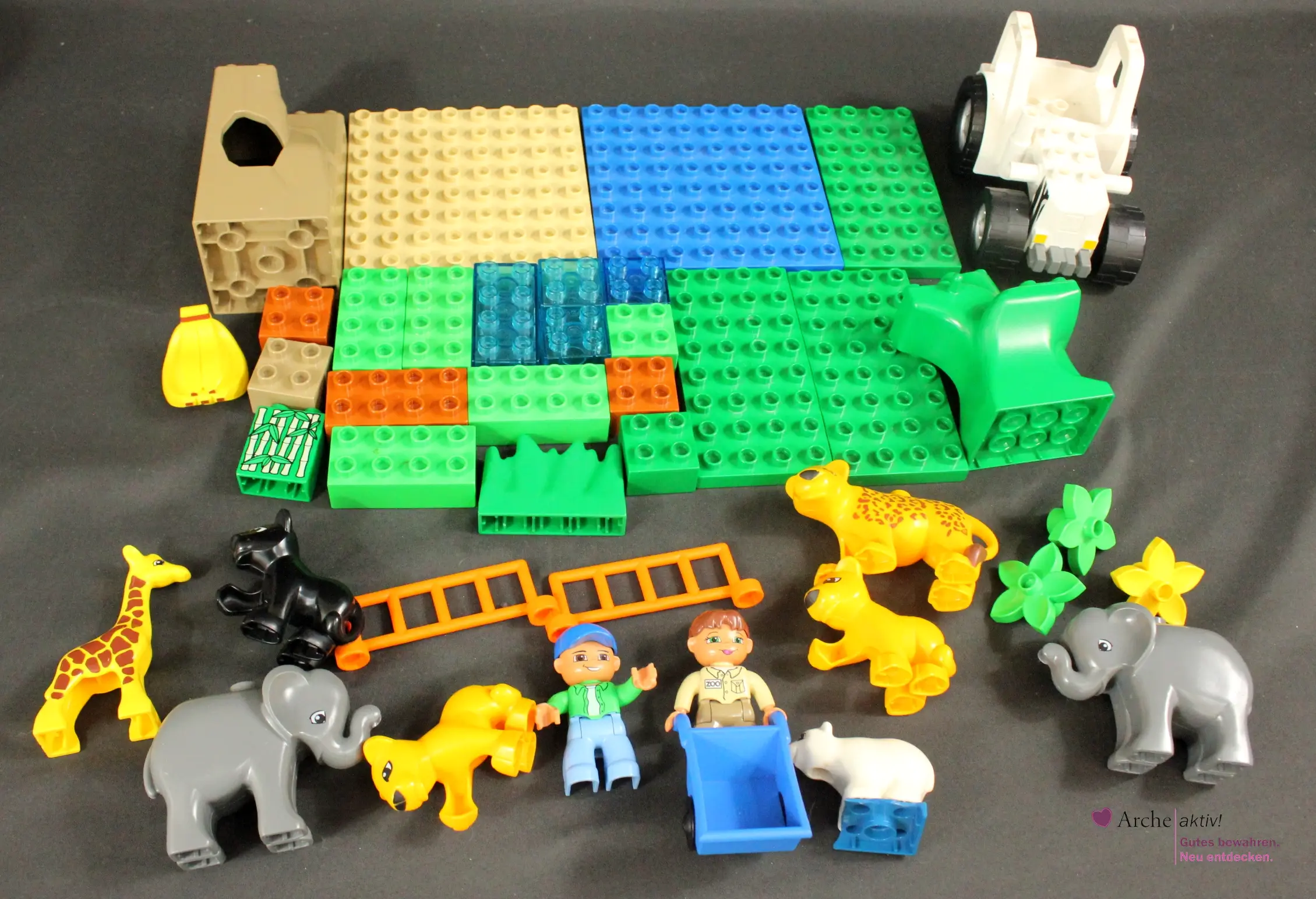 LEGO Duplo Zoo 4968 mit Safari Jeep, gebraucht