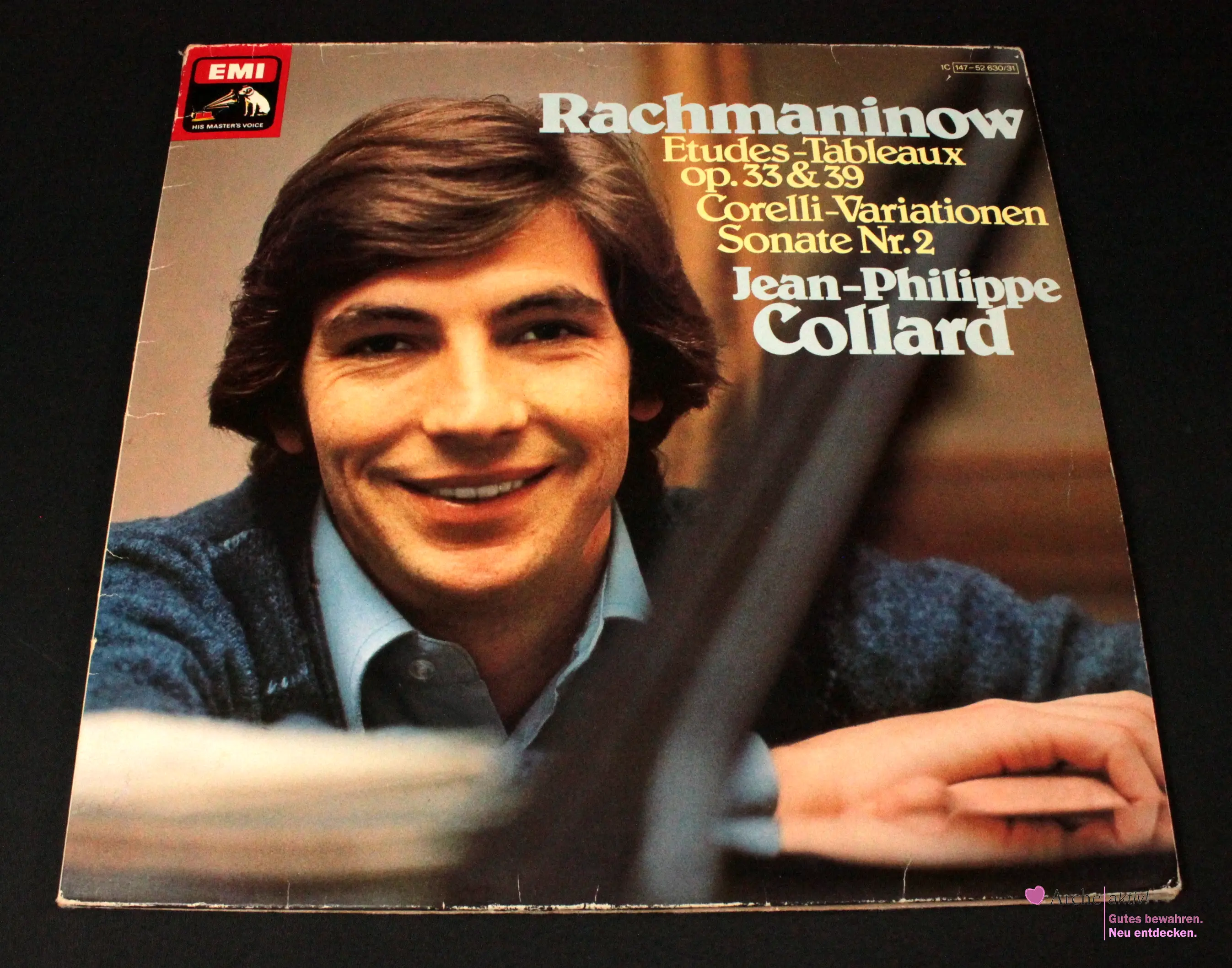 Jean-Philippe Collard - Collard spielt Rachmaninow (Vinyl) Doppel-LP, gebraucht
