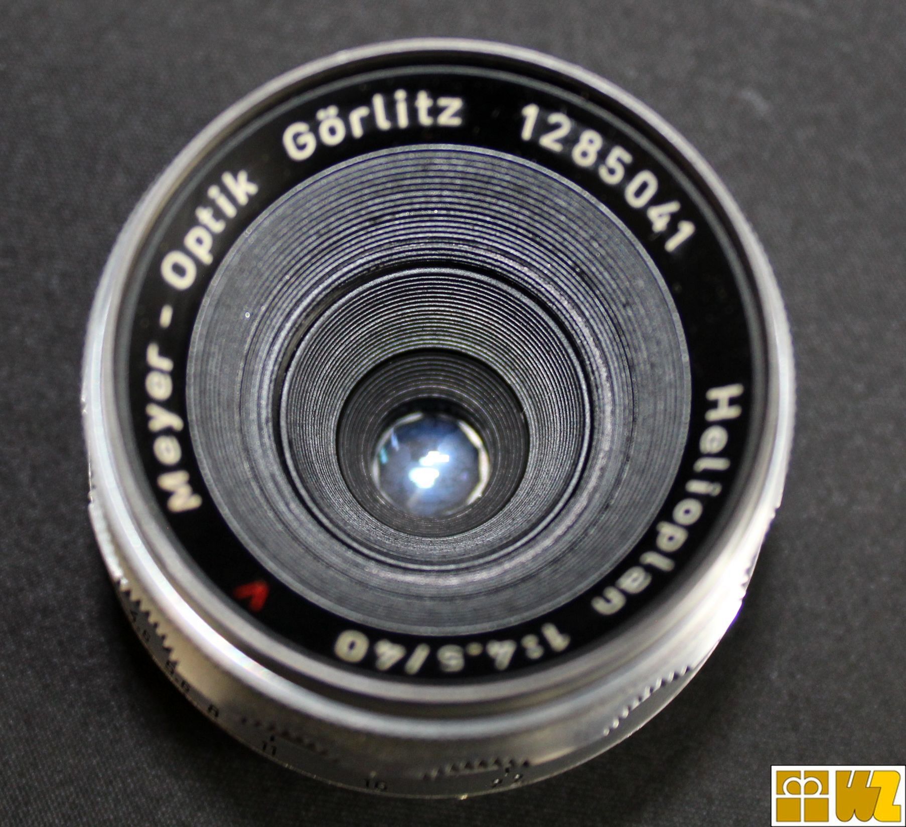 Meyer-Optik Görlitz - Helioplan 1:4.5/40 Objektiv Nr. 1285041 - gebraucht!