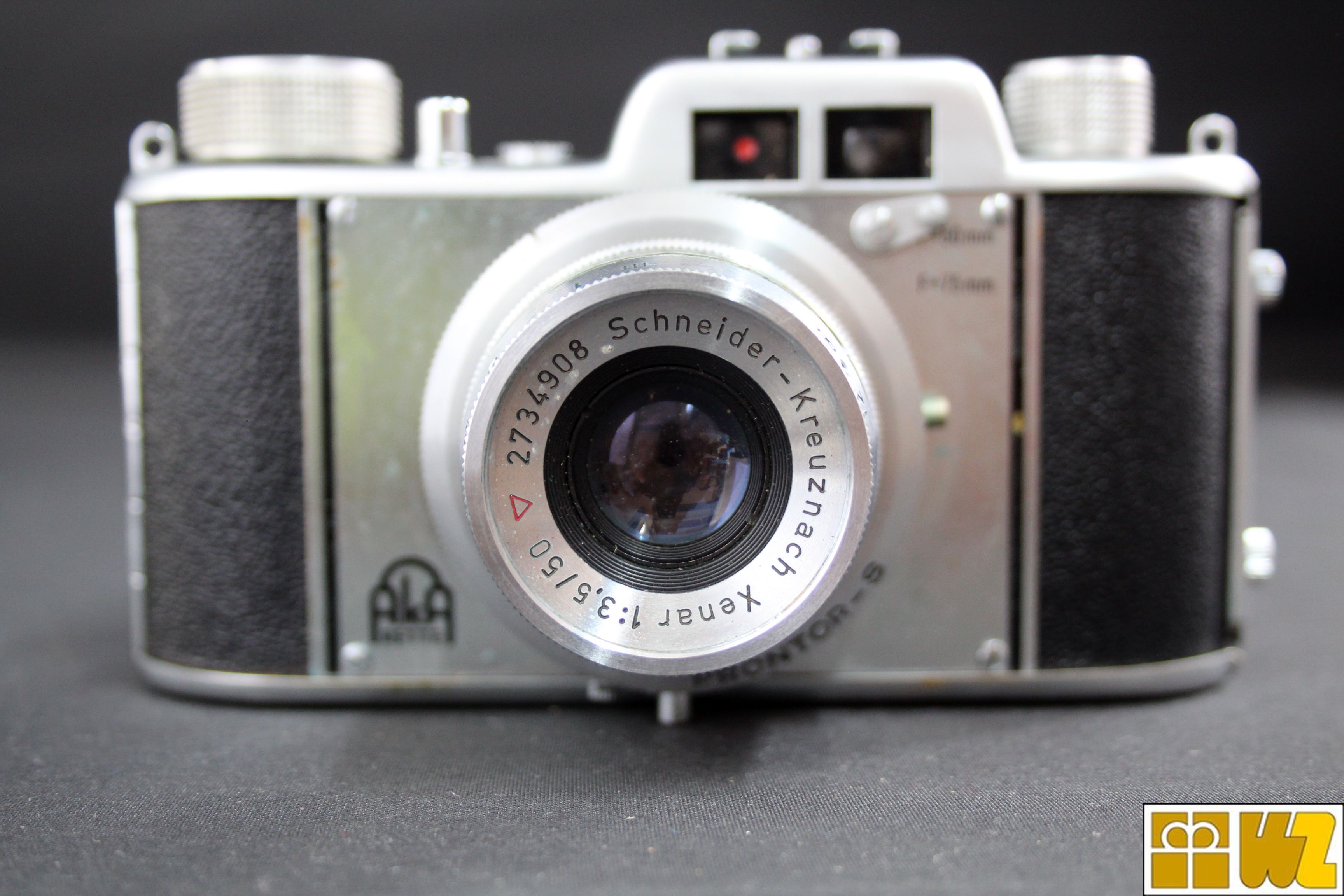 AKA Akarette II, Analoge Sucher-Kamera mit Xenar Objektiv 1:3,5/50 (2734908), gebraucht