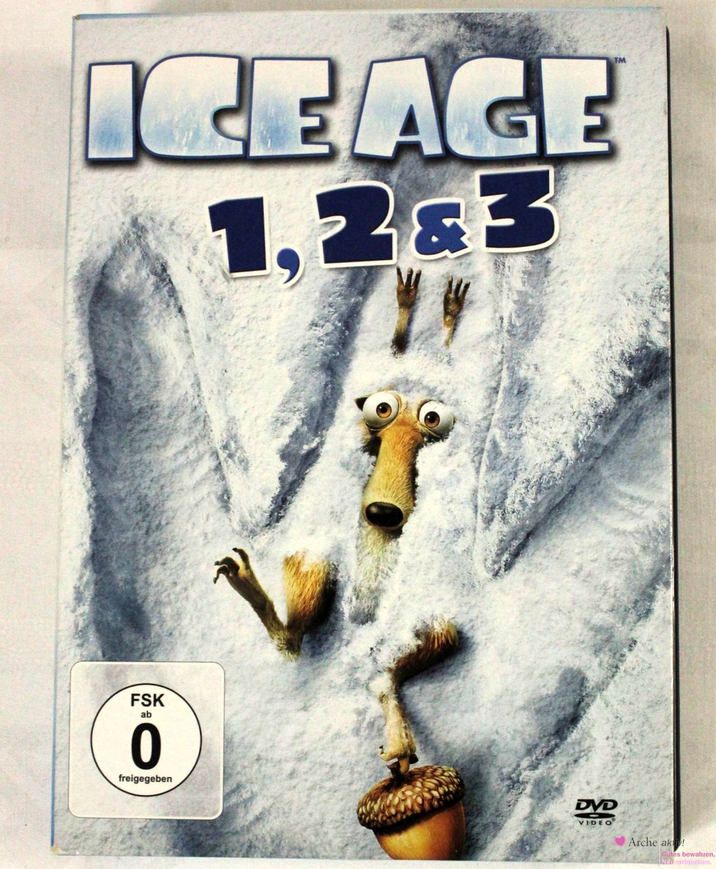Ice Age 1, 2 & 3 - 3 DVDs, gebraucht
