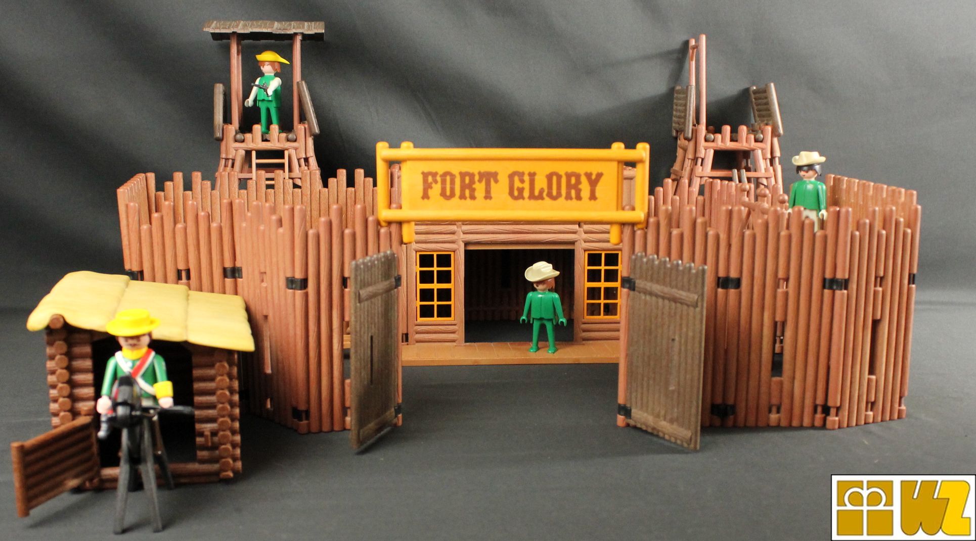 Playmobil Fort Glory 3806 und Blockhütte 3826, Konvolut