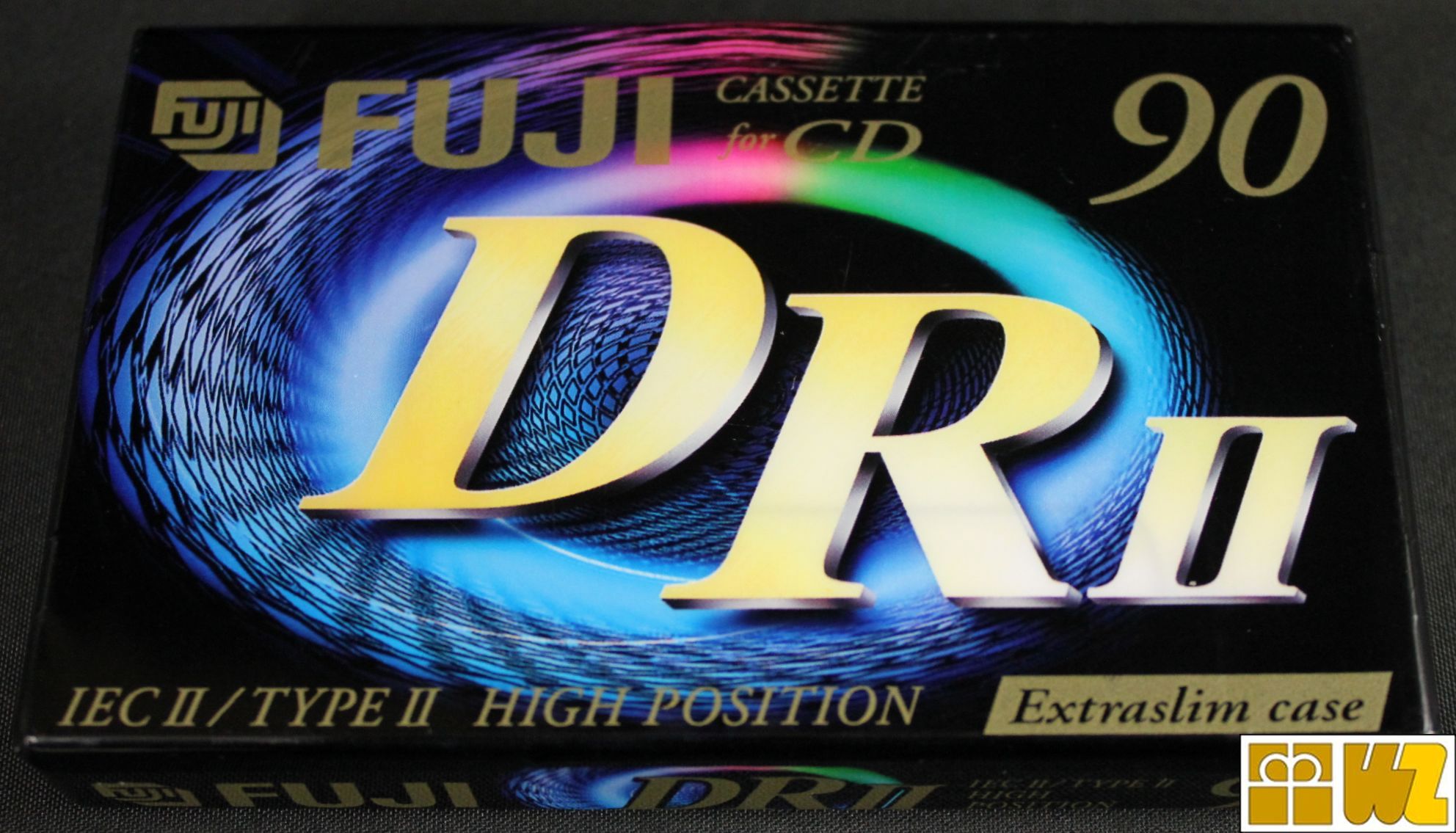 Fuji Audio-Leercassette  DR II 90, Bias High (CrO2), EQ: 70 µs, neu OVP