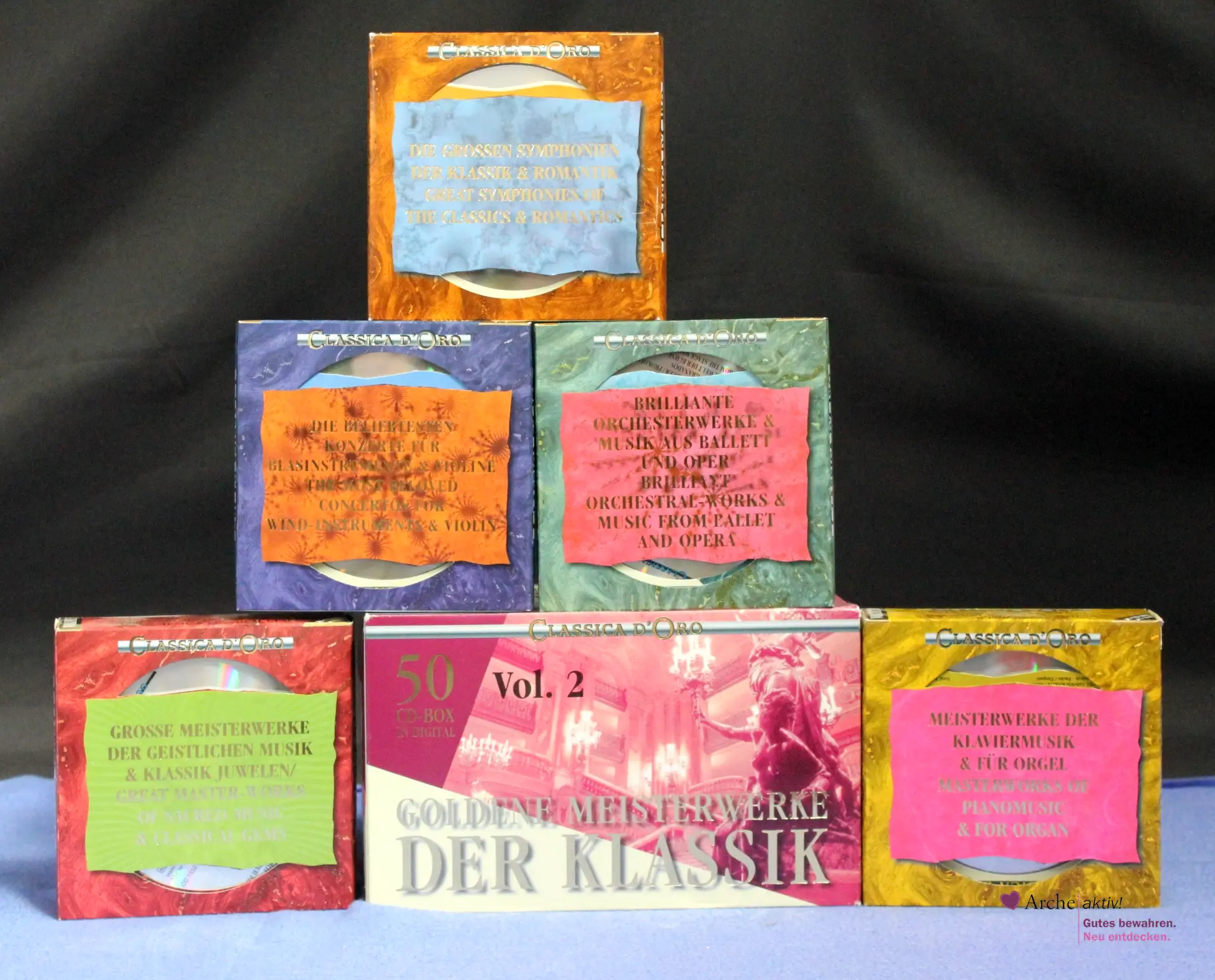 Goldene Meisterwerke der Klassik Vol. 2 - 50 CD-Box, gebraucht