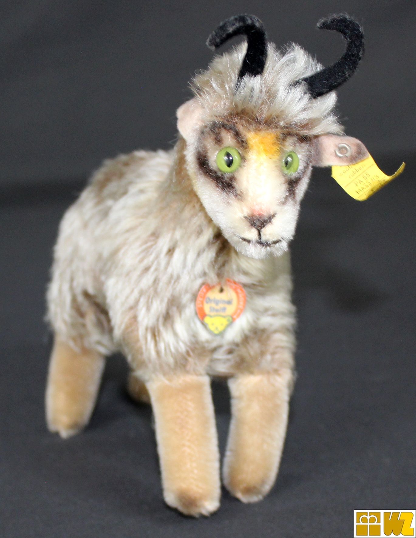 Steiff Gemse 1600/17, 1960er Jahre, gebr., sehr guter Zust.