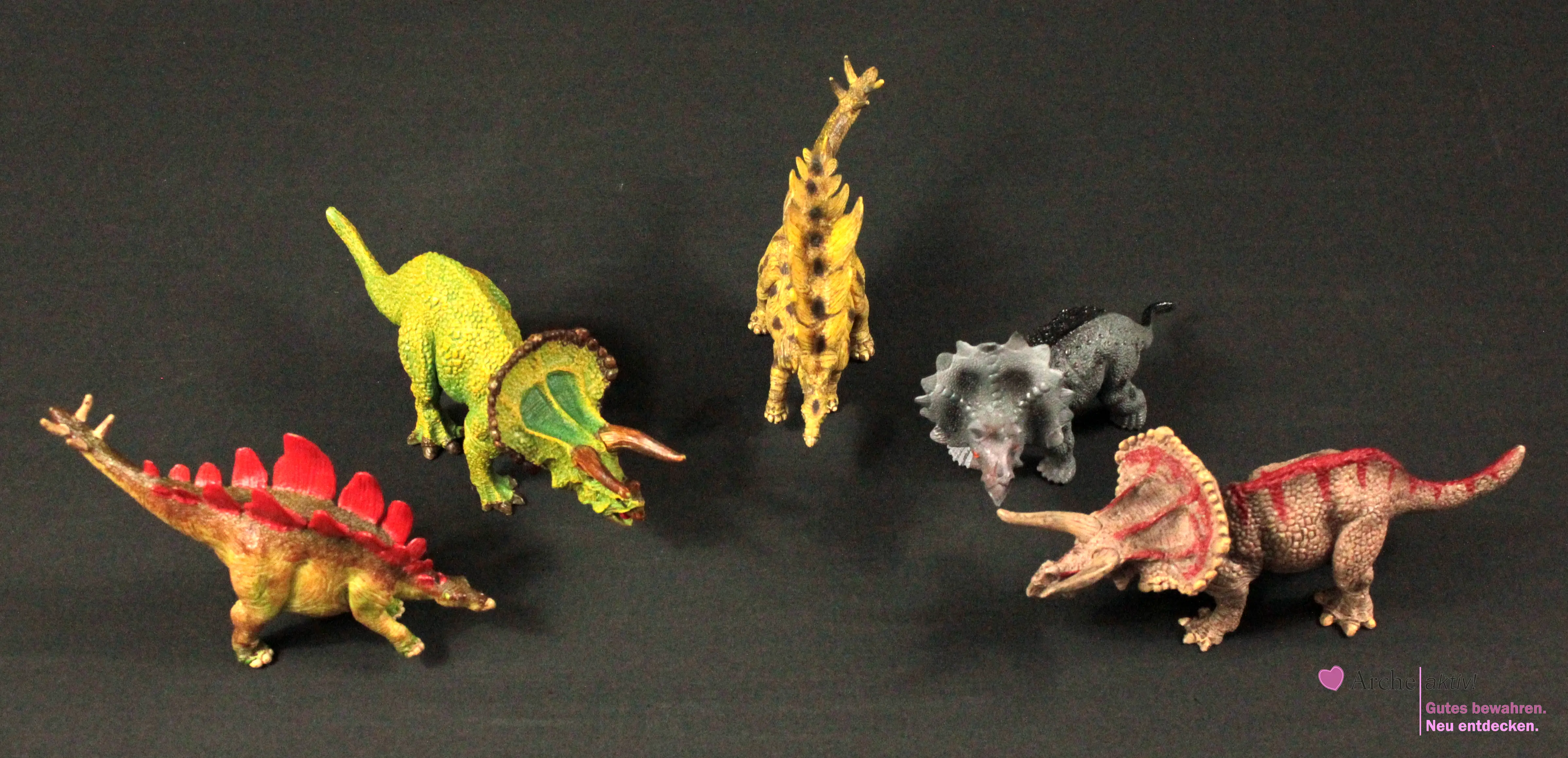 Dinosaurier Spielzeugfiguren Konvolut, gebraucht