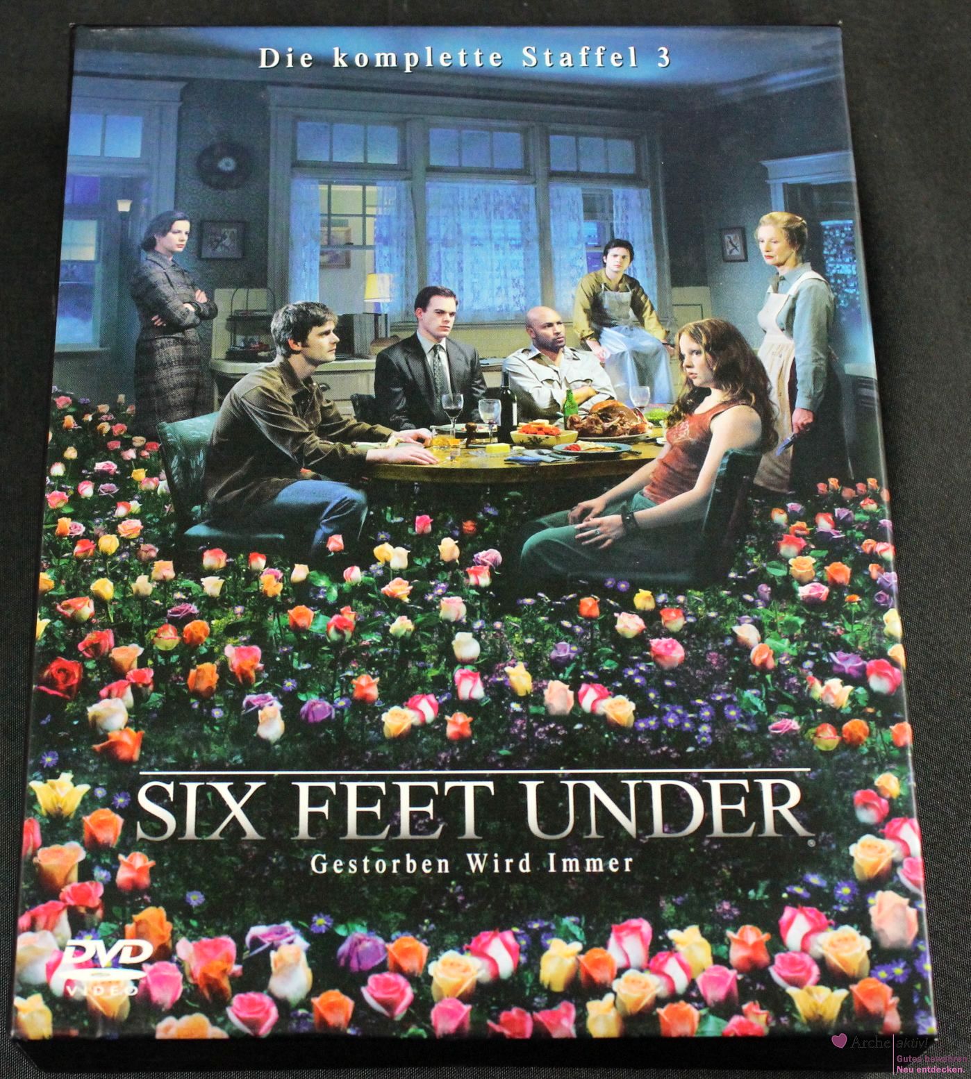 Six Feet Under - Gestorben Wird Immer, 3. Staffel, 5 DVDs mit Box, gebraucht