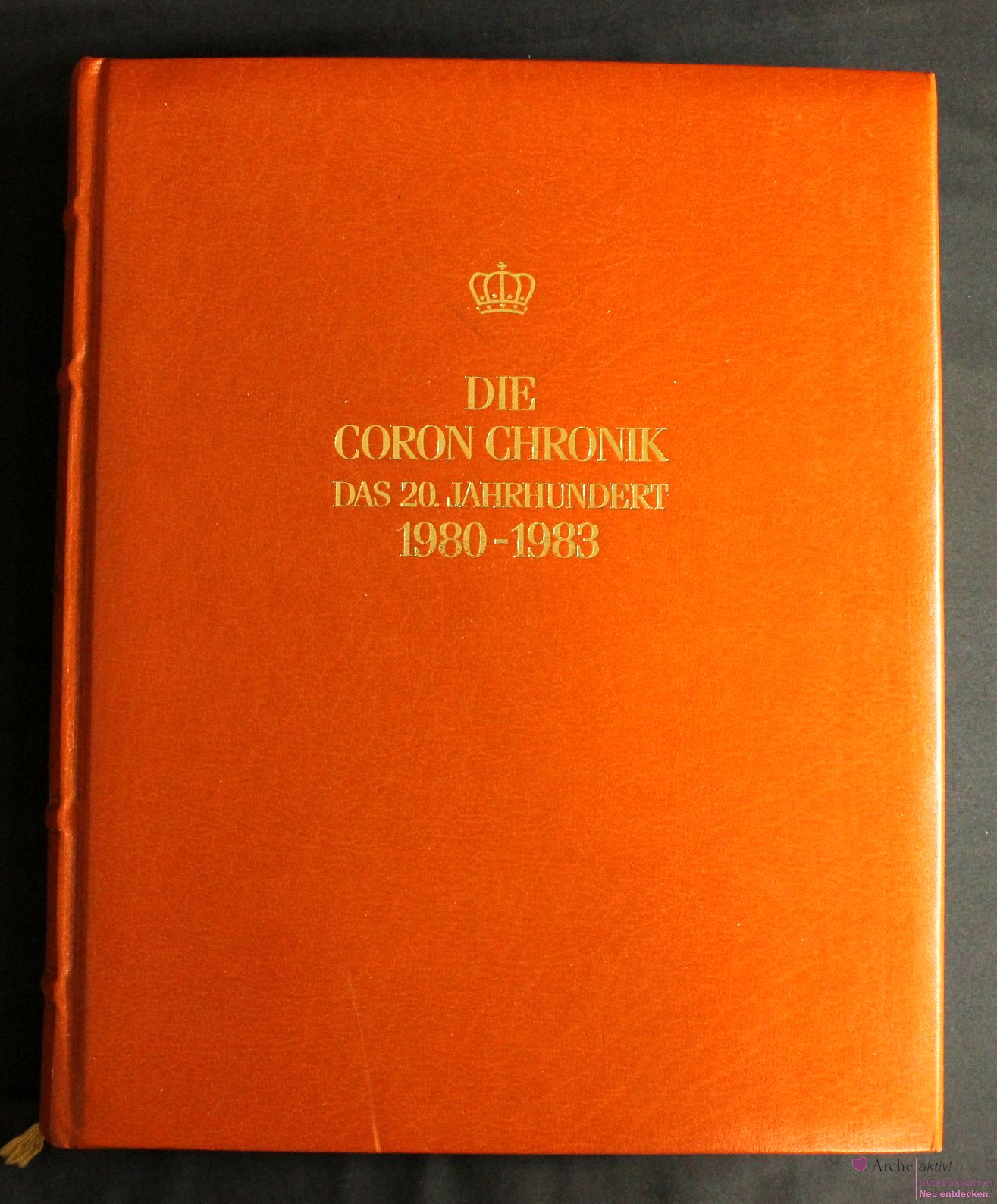 Die Coron Chronik - Das 20. Jahrhundert 1980 - 1983, Band 21, mit Gold-Kopfschnitt, gebraucht