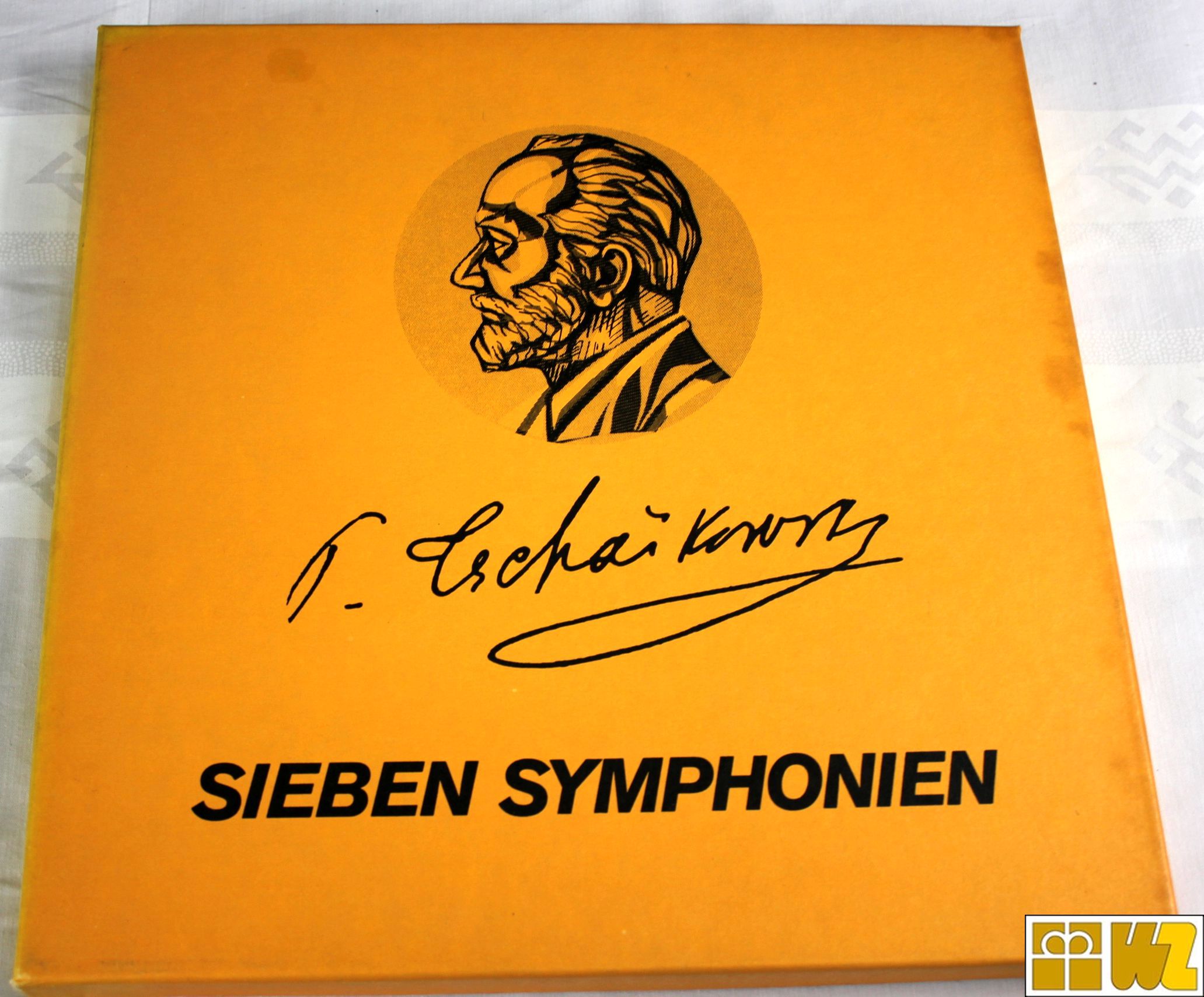 Peter Tschaikowsky Sieben Symphonien KAT 76.002, 7 LPs, Artiphon, gebraucht