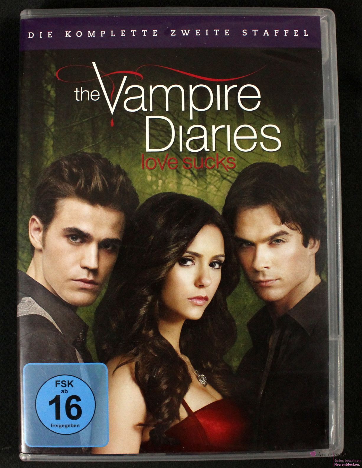 The Vampire Diaries - love sucks - Staffel 2 - 5 DVDs + Bonus Disc - gebraucht