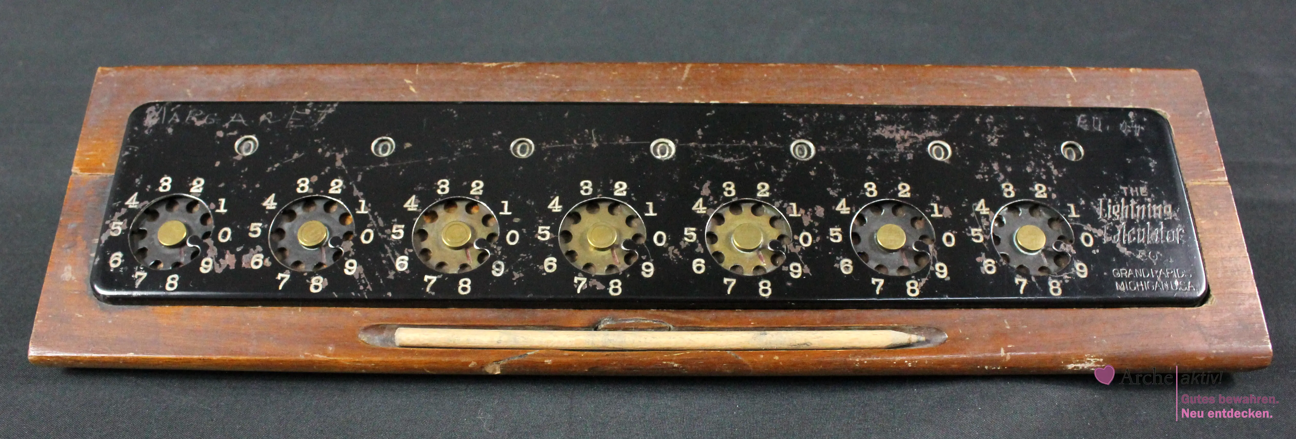 The Lightning Calculator Blitzrechner - Kleinaddierer, gebraucht