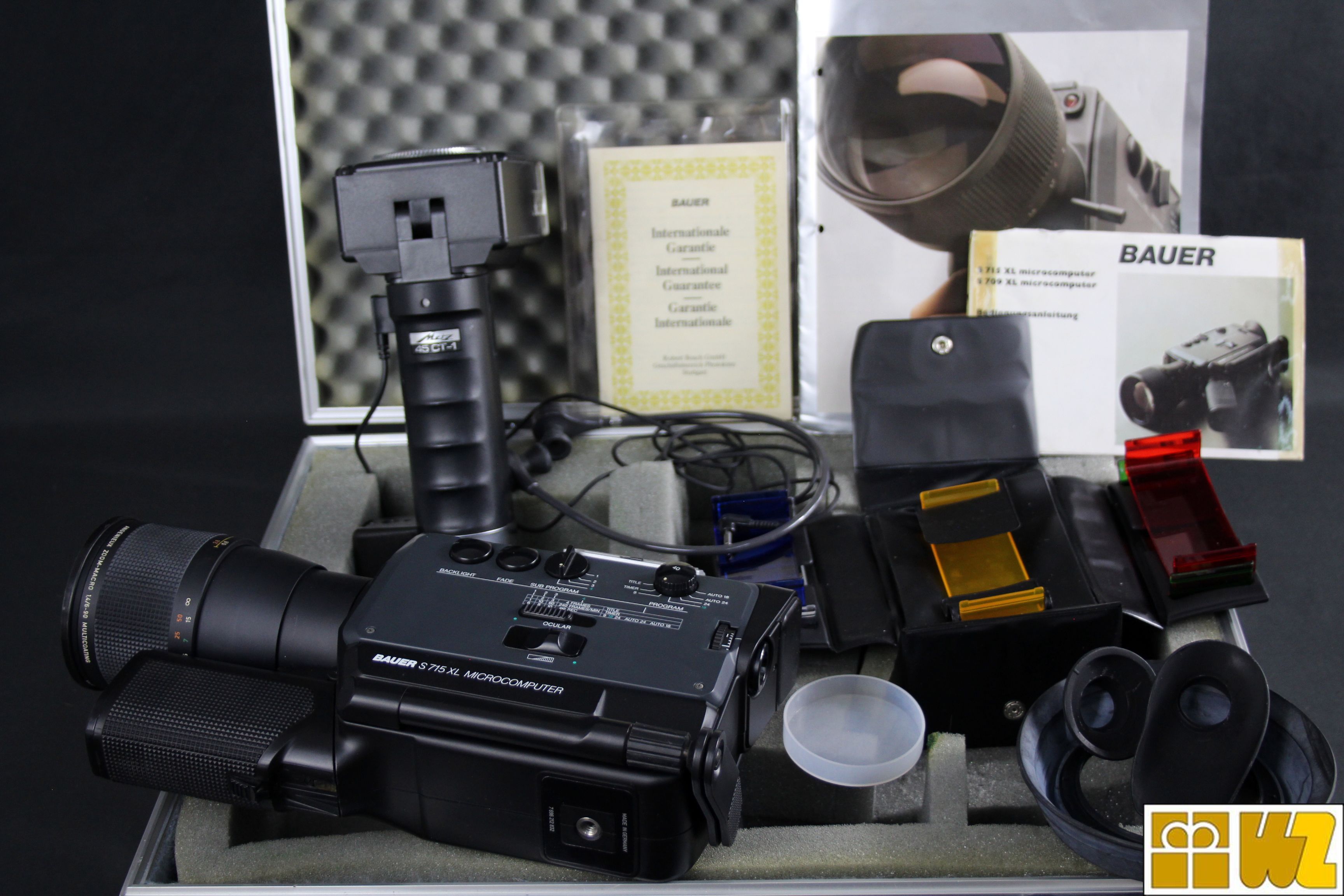 Bauer S715 XL Filmkamera Super 8, für Sammler/ Bastler, gebr.