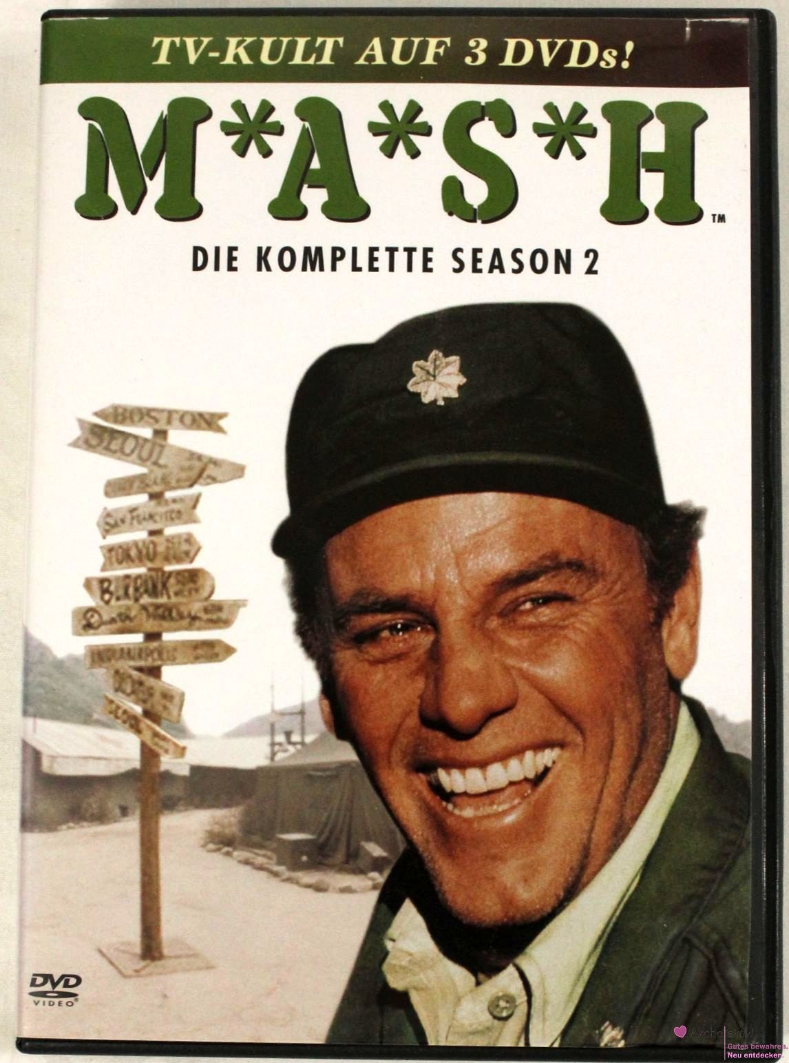 M*A*S*H - Die komplette Season 2, auf 3 DVDs!, gebr.