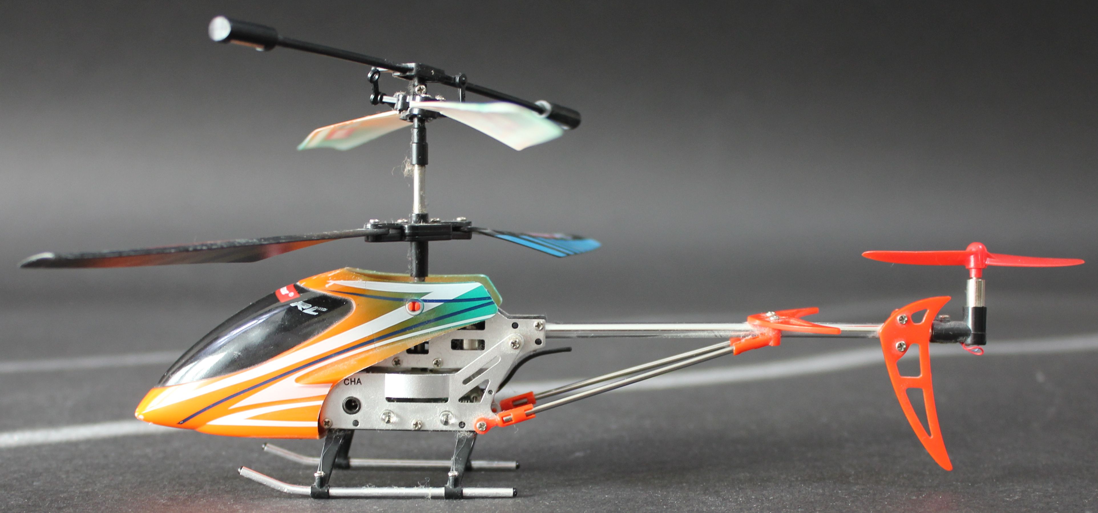 Carrera RC 501005 Orange Sply Helikopter, gebraucht