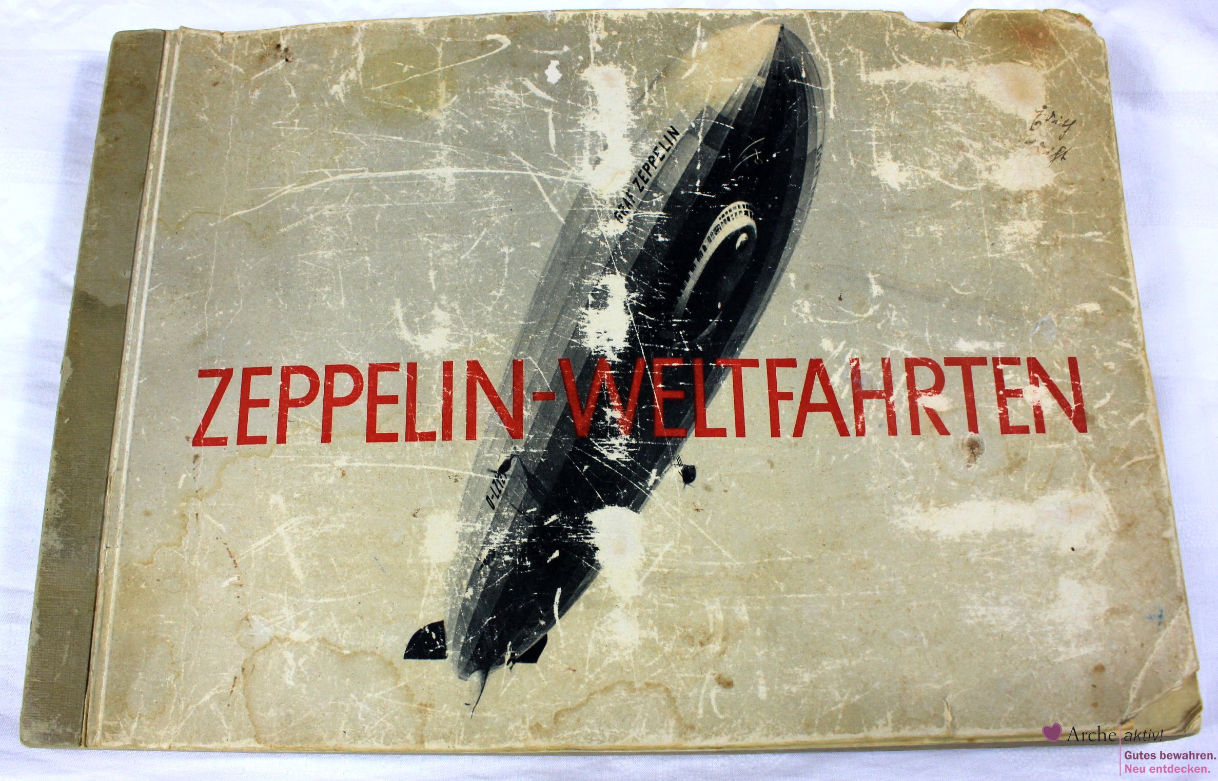 Zeppelin-Weltfahrten, Band I, Sammelbilderalbum, antiquarisch
