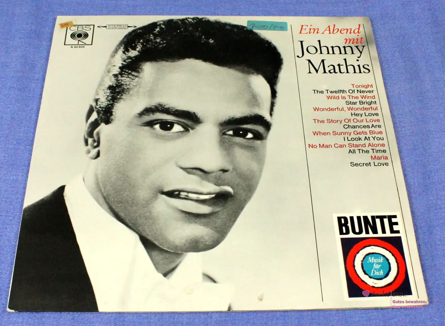 Johnny Mathis - Ein Abend mit Johnny Mathis (Vinyl) LP, gebraucht