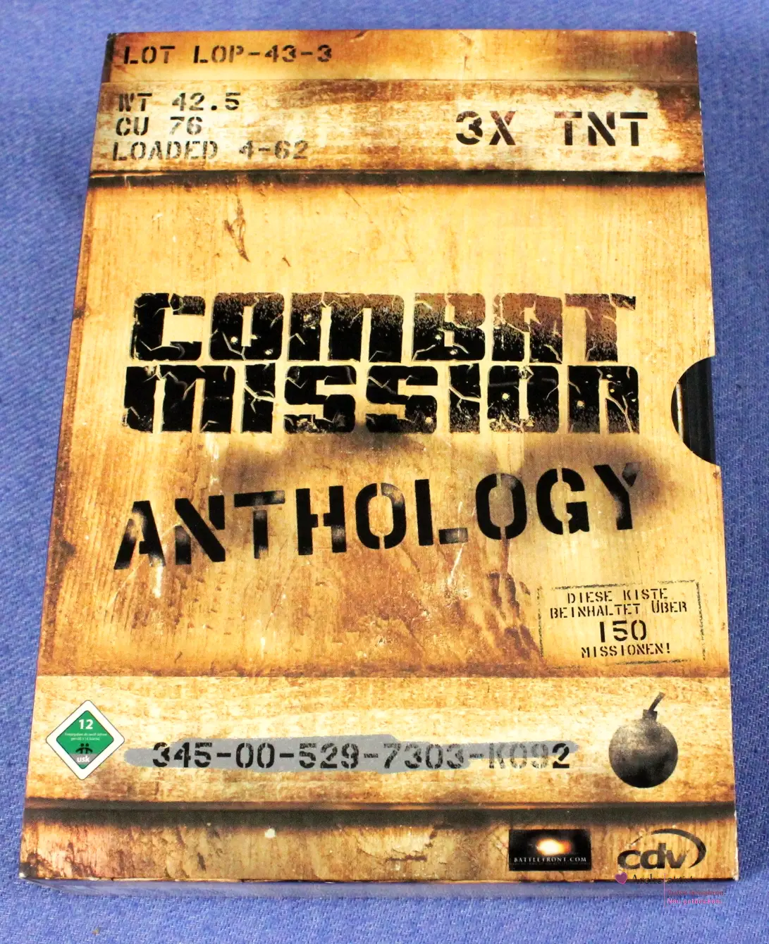 Combat Mission - Anthology - 3 Spiele auf PC CD-ROM, gebraucht