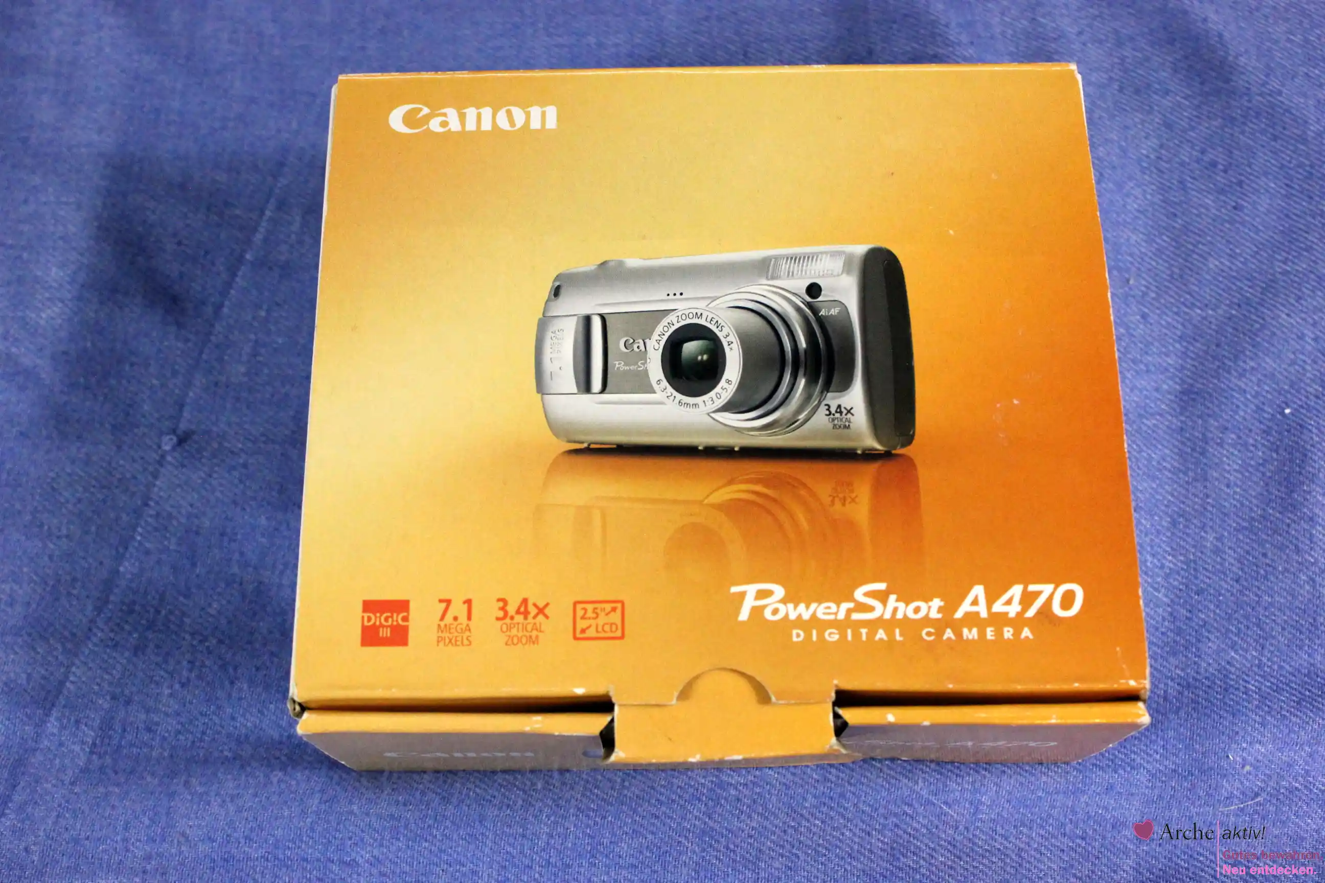 Canon - PowerShot A470 - digital Camera - Top Zustand - funktioniert 