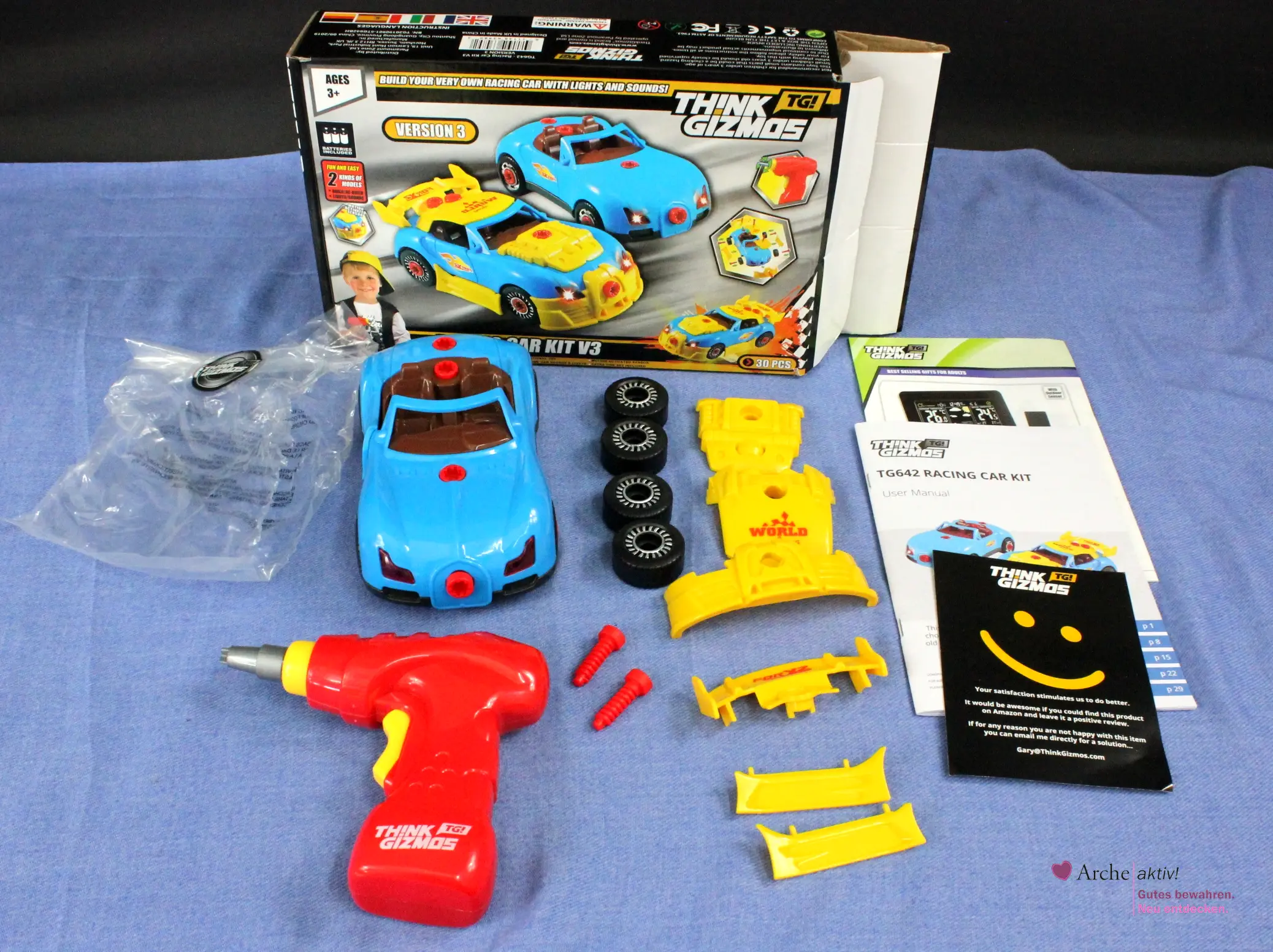 Think Gizmos Racing Car Kit V3, Version 3, gebraucht, neuwertig