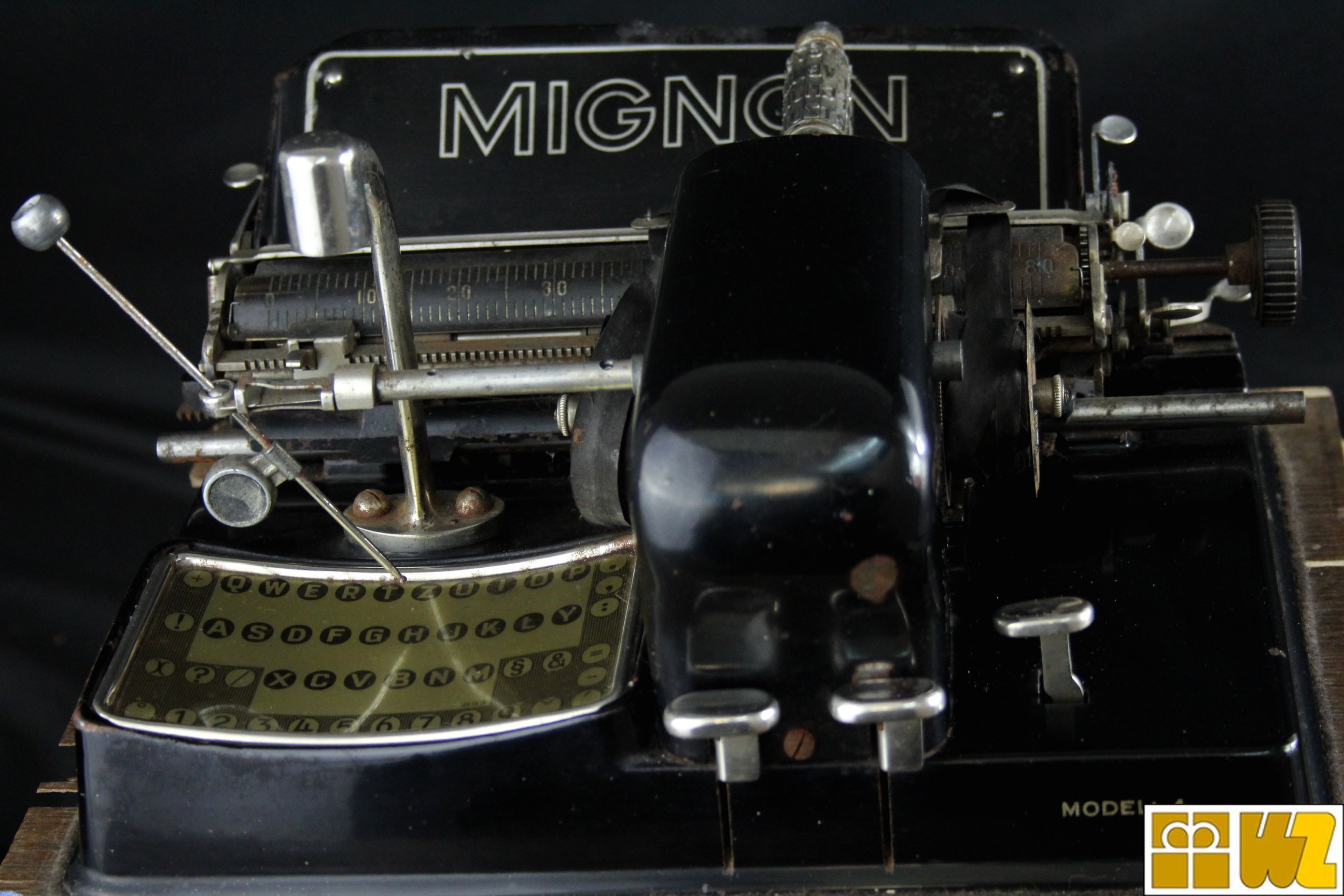 Mignon Schreibmaschine Modell 4, Antiquität - für Sammler