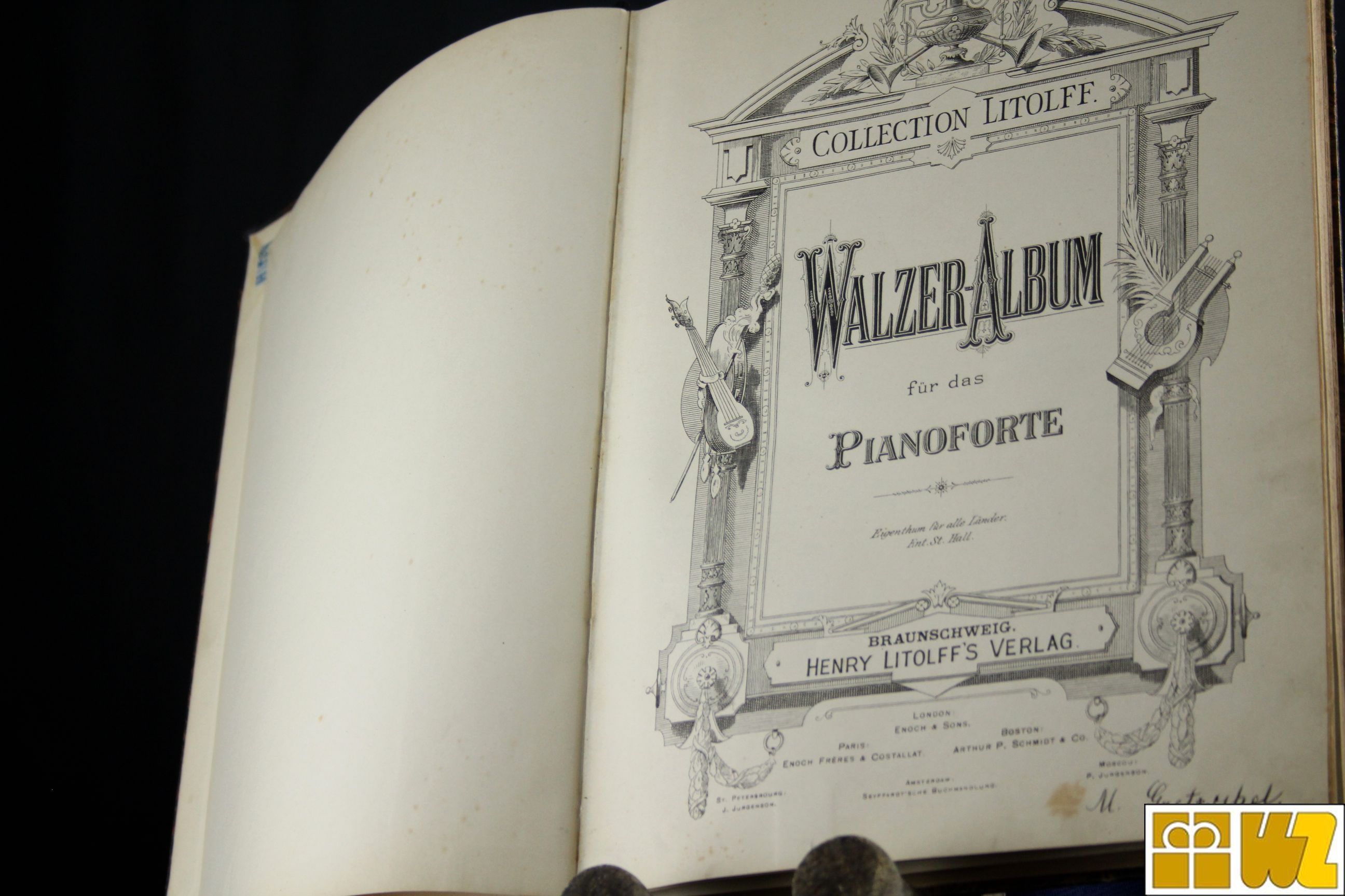 Collection Litolff No. 1577 - Walzer-Album für das Pianoforte, antiquarisch