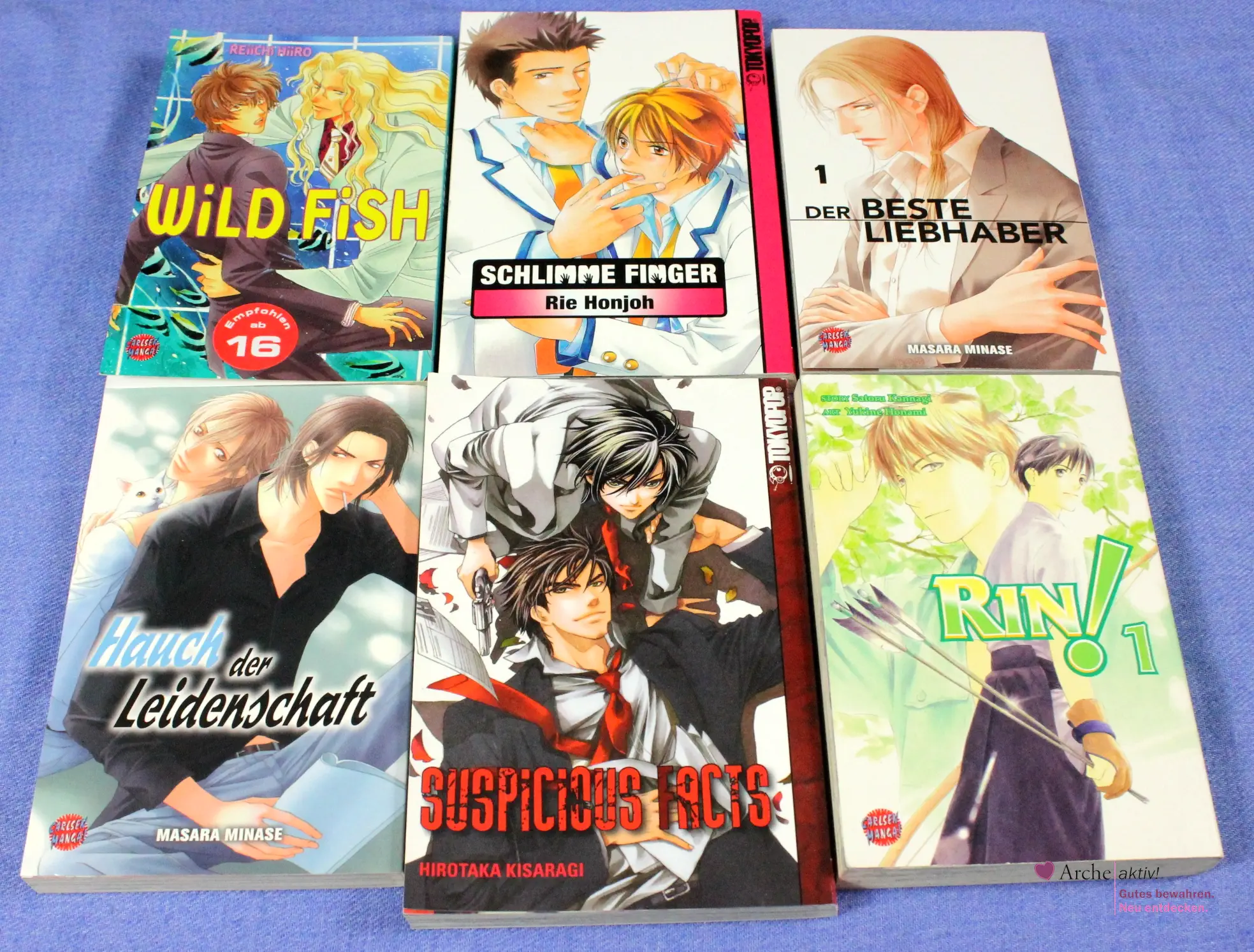 Manga für Männer - Konvolut - 6 Bücher, gebraucht