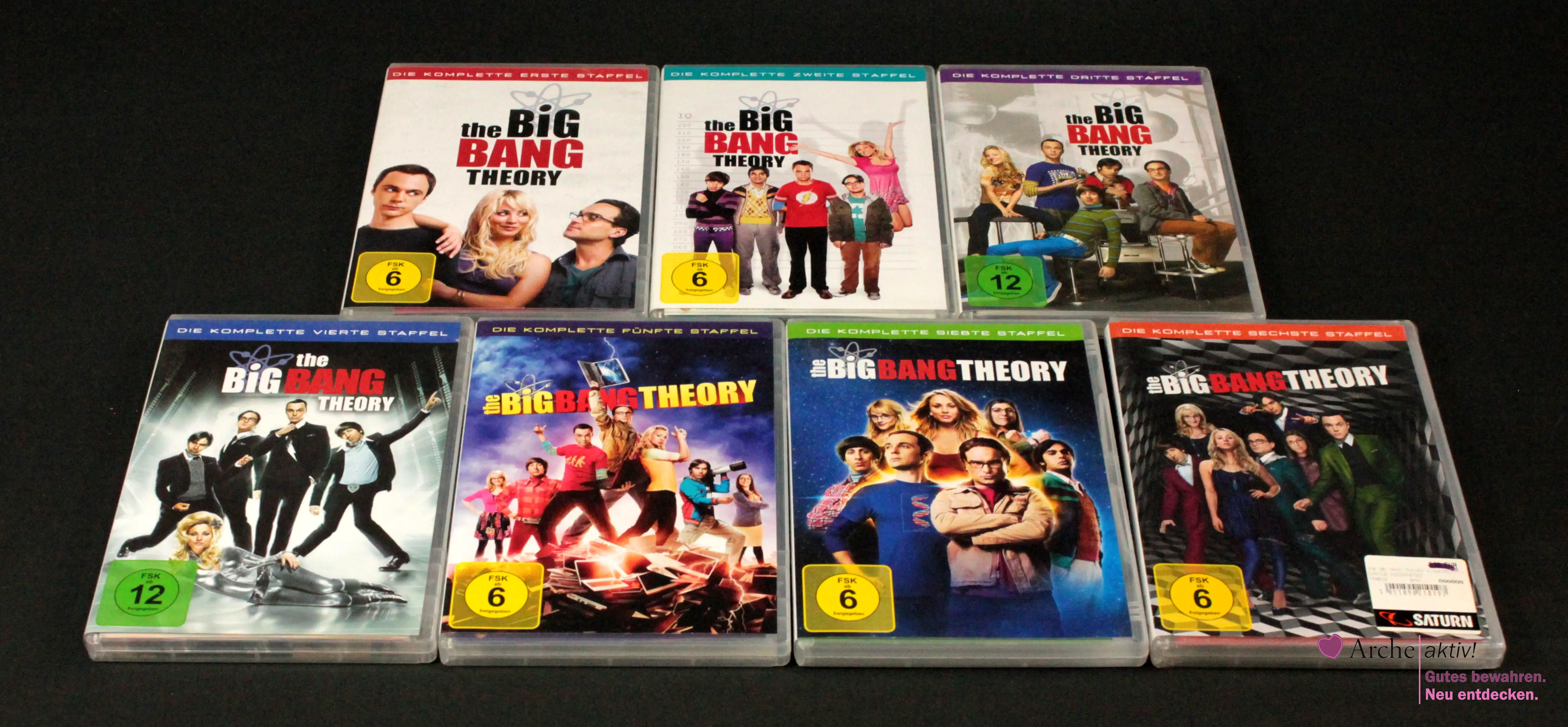 The Big Bang Theory - Staffel 1 bis Staffel 7 - 21 DVDs, gebraucht
