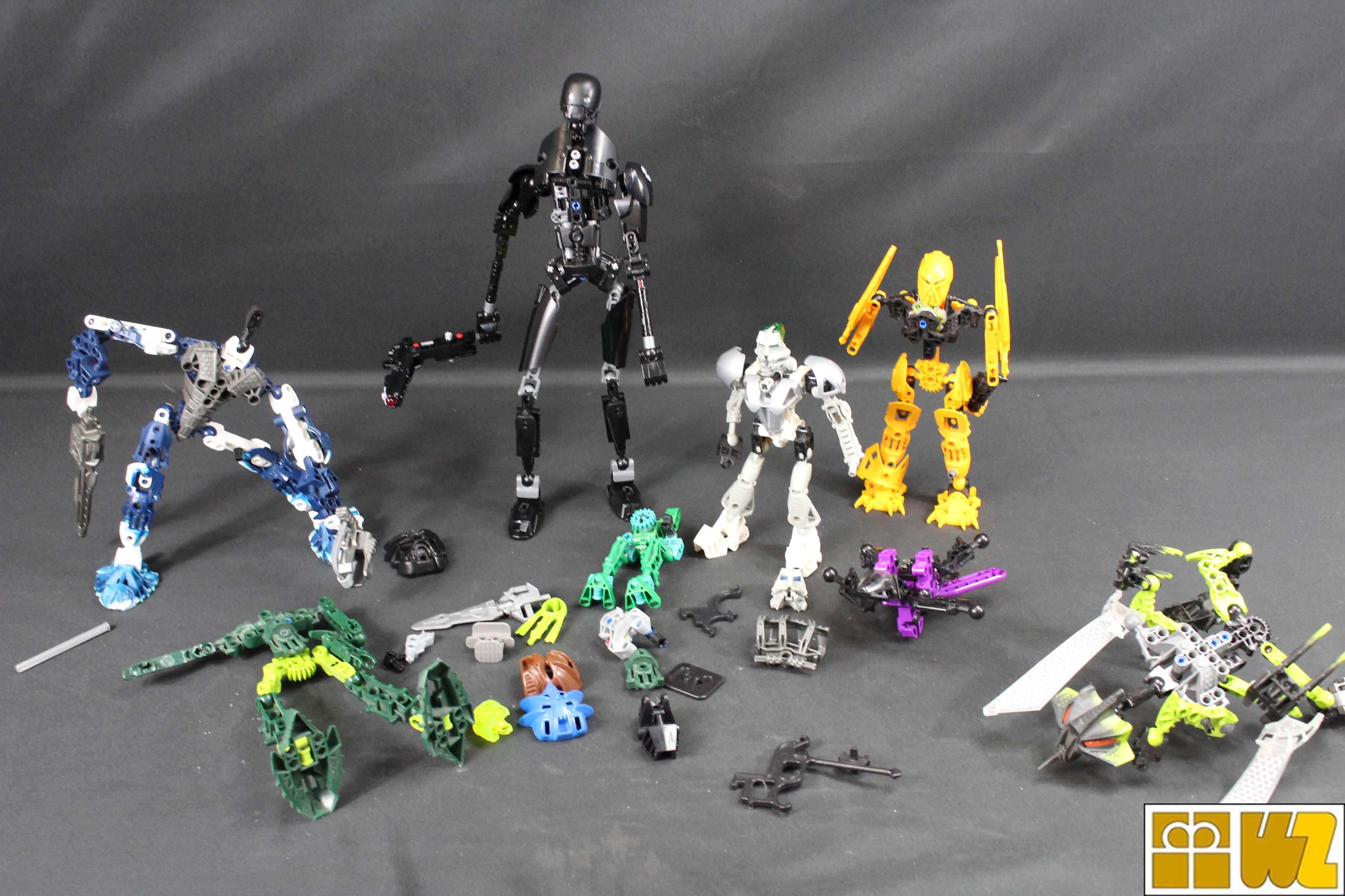 Lego Bionicle Figuren (7) einschl. K2-SO