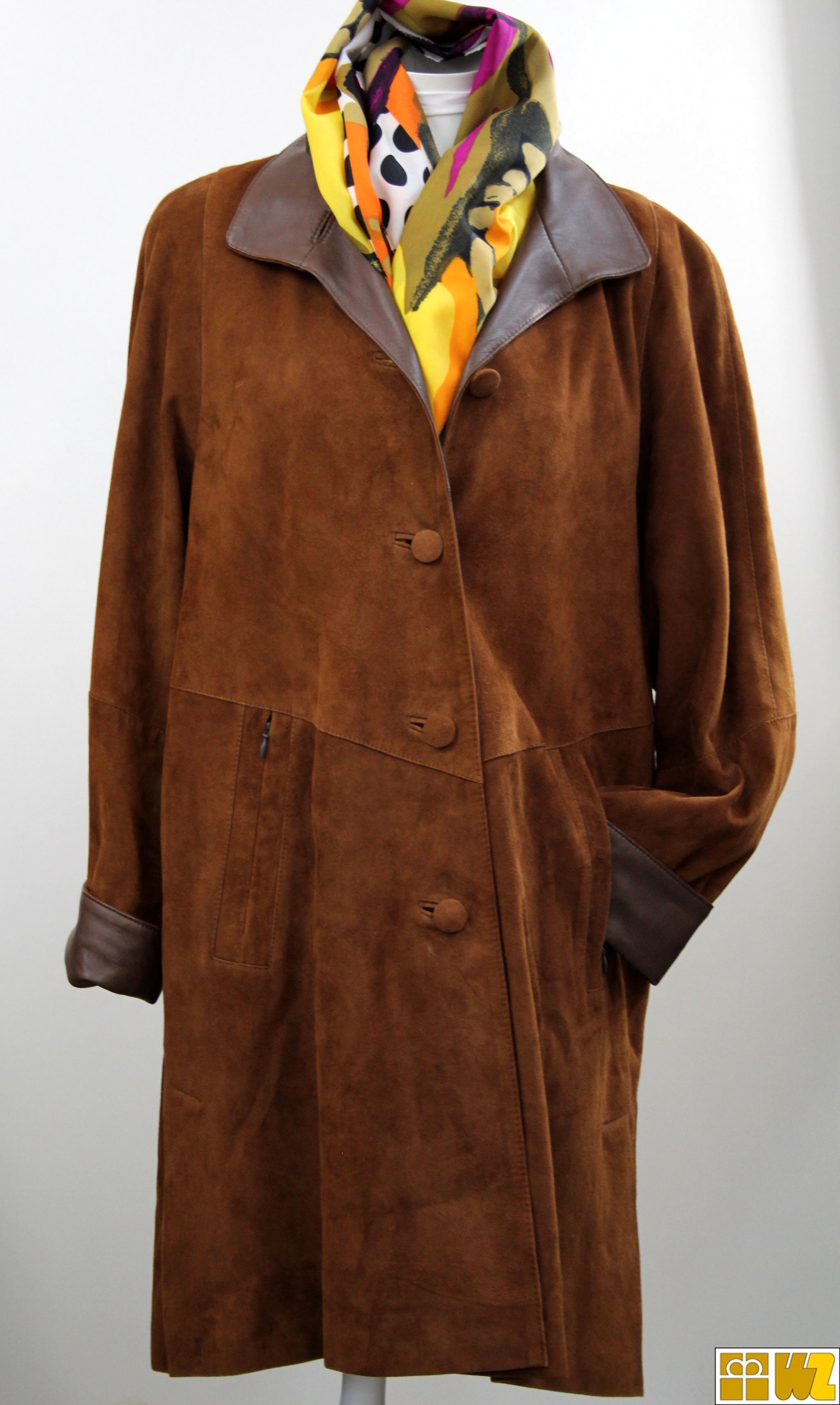 Lederjacke EU 38 - Ziegen-Veloursleder - handgemacht -MINKEL- neu mit Etikett