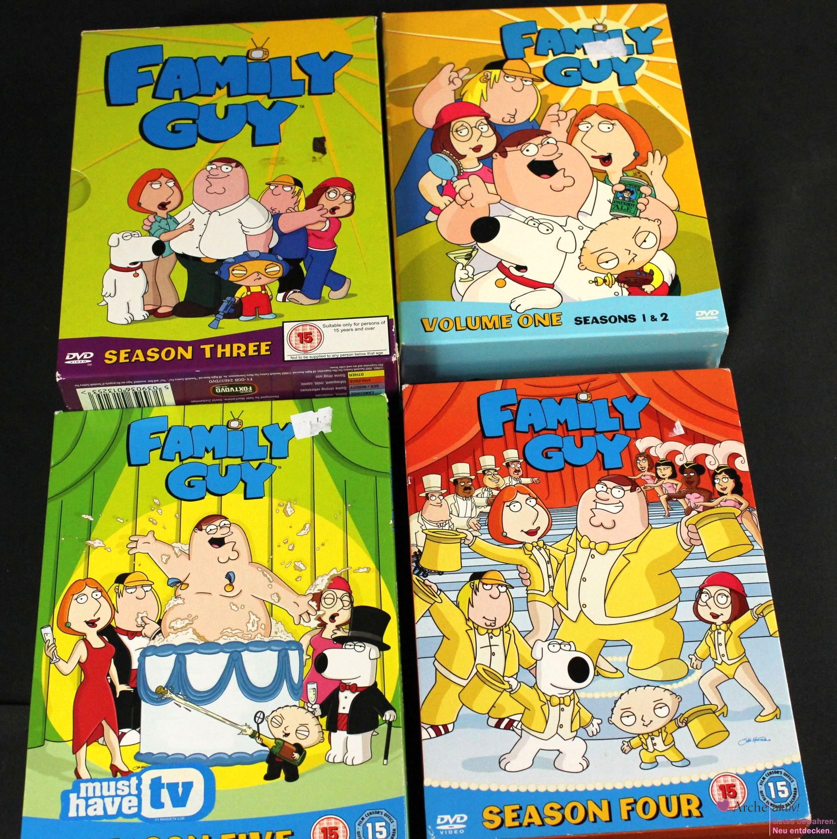 DVD Serie Family Guy Season 1-5 in Englisch, gebraucht