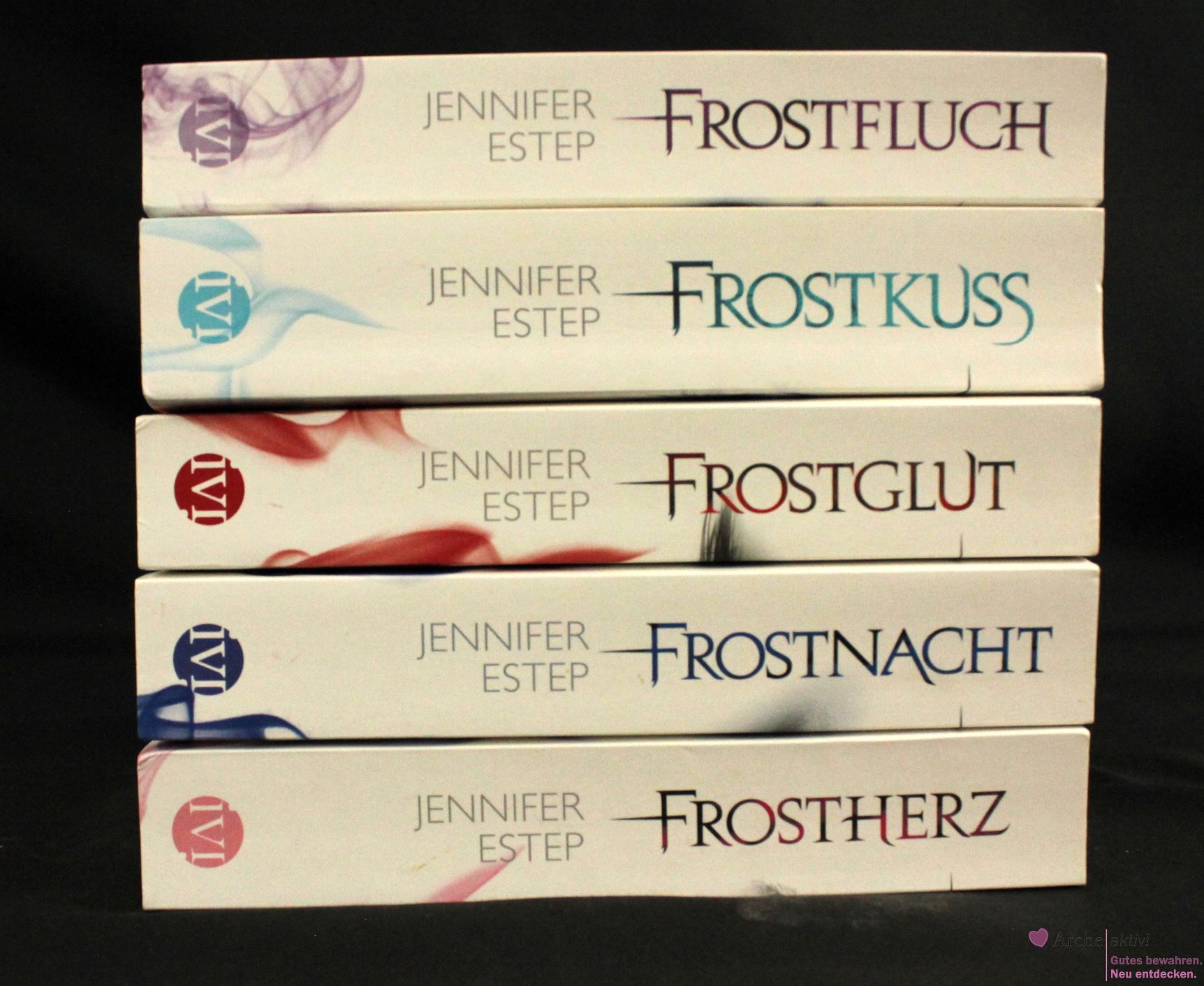 5 Bände Mythos Academy, Jennifer Estep