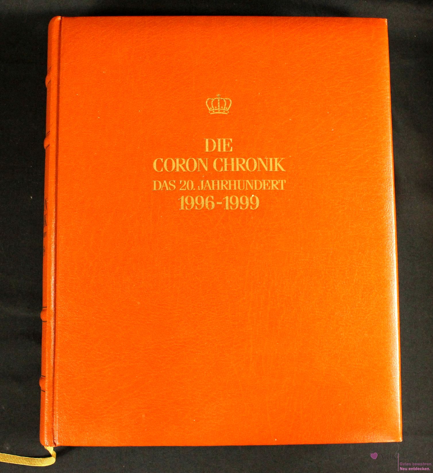 Die Coron Chronik - Das 20. Jahrhundert 1996 - 1999, Band 25, mit Gold-Kopfschnitt, gebraucht