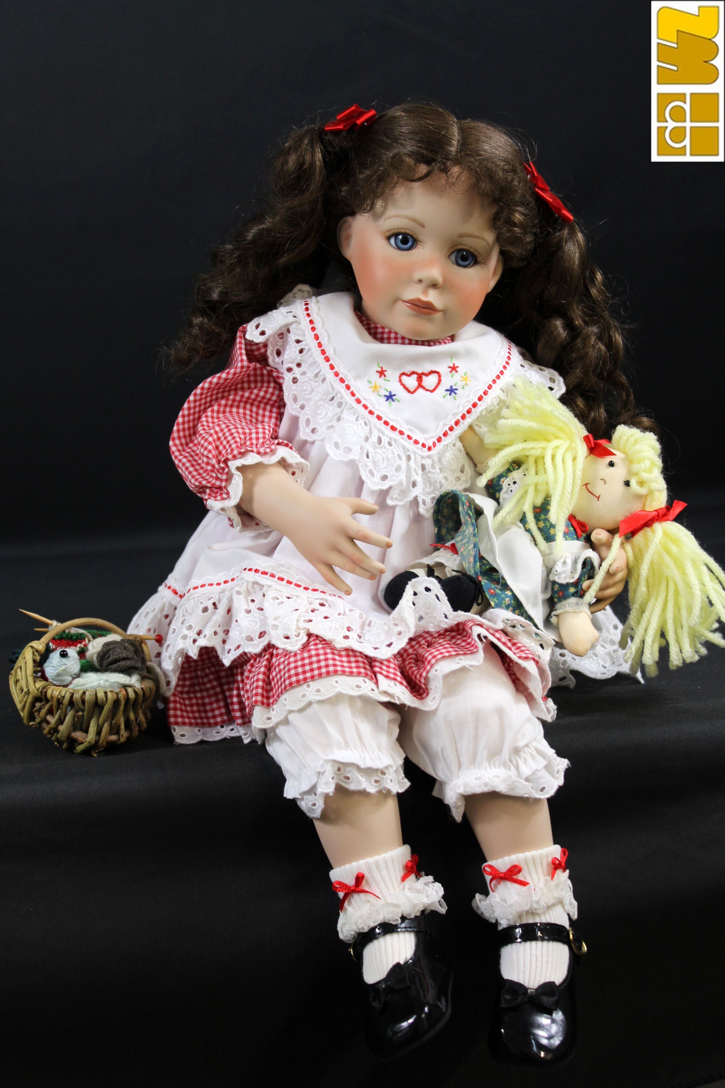 Christina Joniak - Seltene Künstlerpuppe Angela, mit Zertifikat